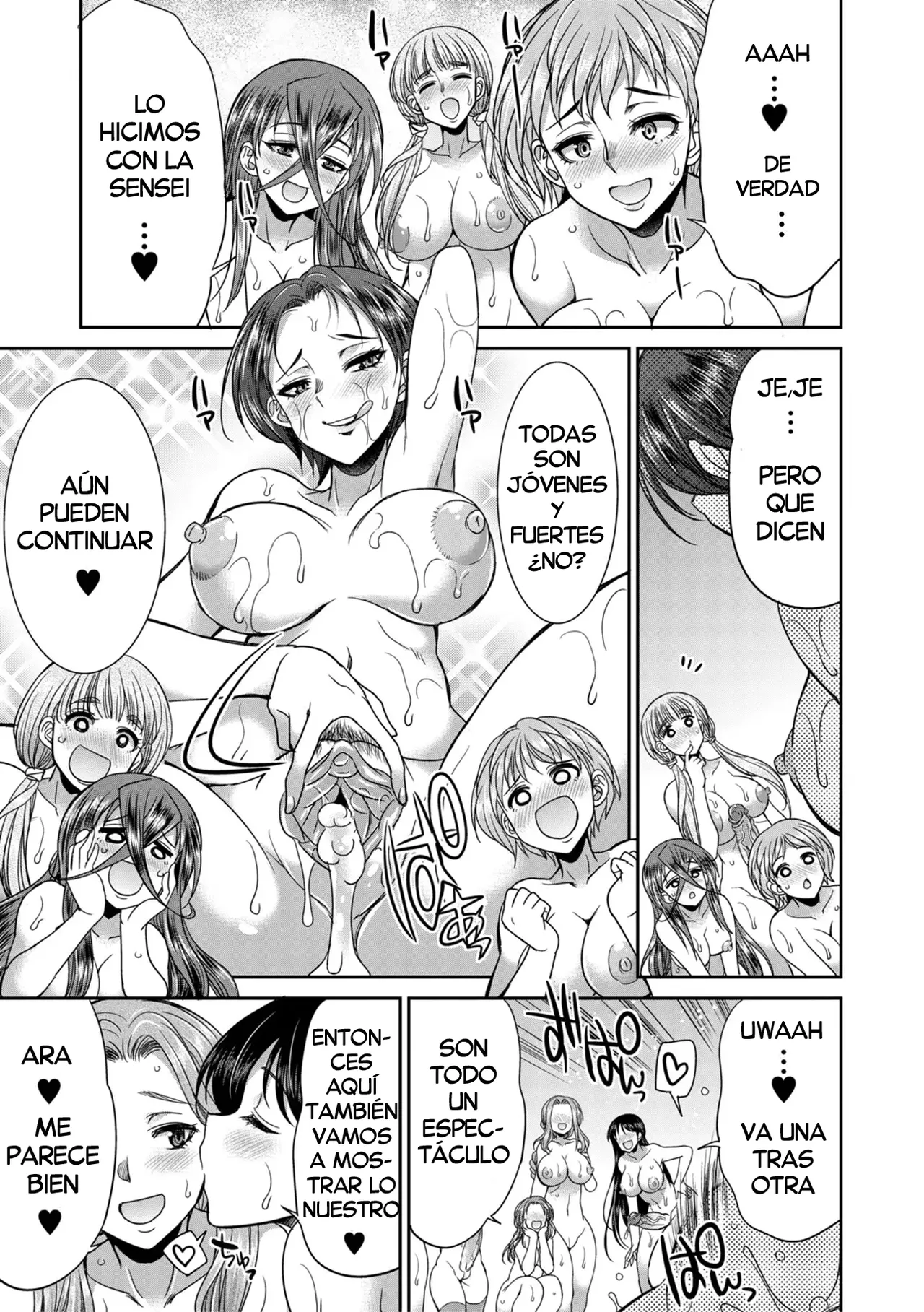 [Gekka Kaguya] Futanari Joshi Kousei wa Ryoubo-san to...♥ (Chap. 2)| Colegialas Futanari...♥ a su Cuidadora de Dormitorio (Cap.2) [Spanish] [Decensored] [Digital] [Harenchi no Fansub] 图片编号 46