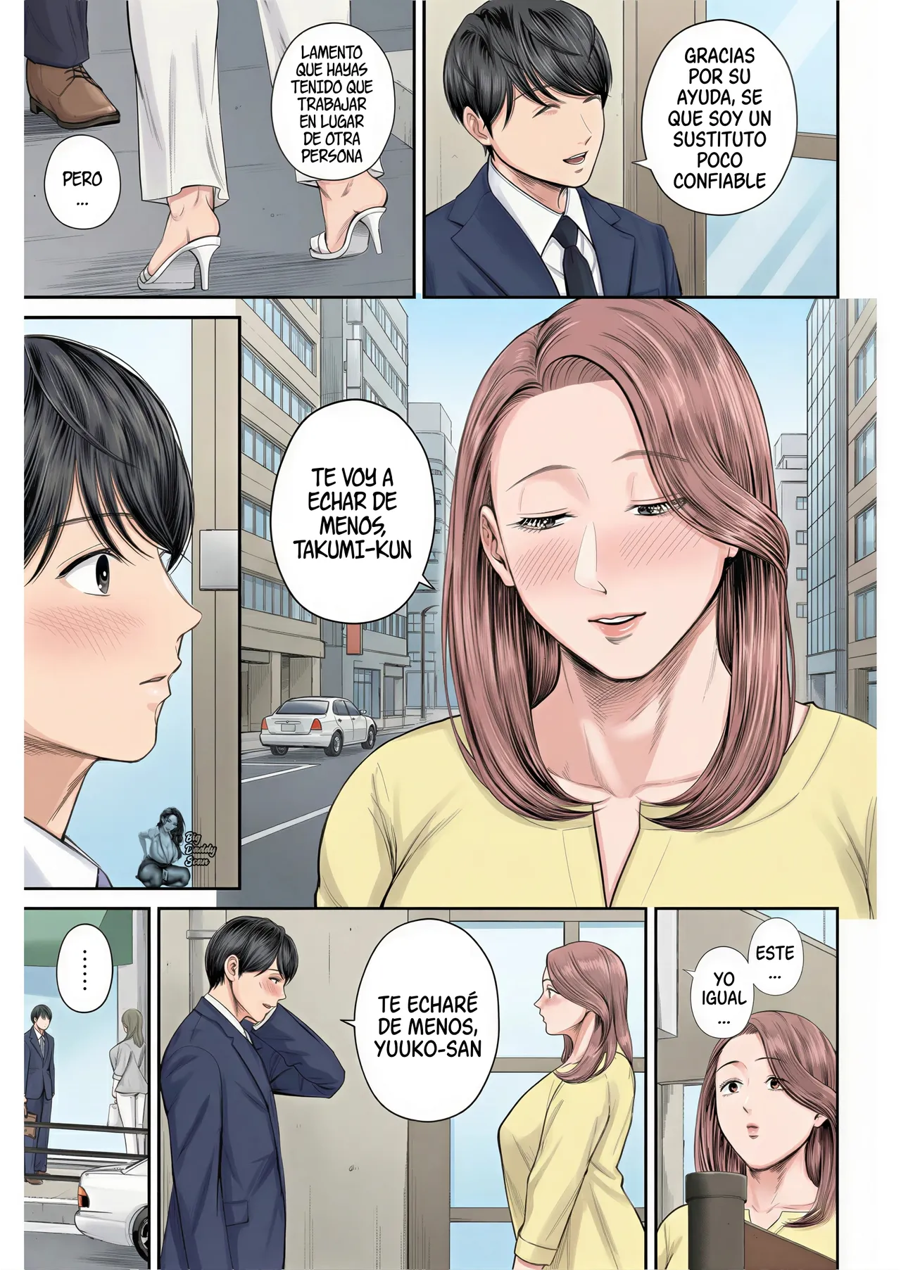 [Shiono Kou] Yuuko De La Oficina De Ventas (1) [BigDaddy Scan] [Full Color] (COMIC Kuriberon DUMA 2023-10 Vol.53) image number 14