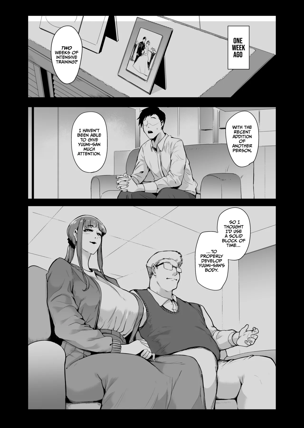 [Sound MILK (Otochichi)] Fella Mask Fujin Kanketsu Hen ~Otto no Mae de Midareru Mask Dorei Zuma-tachi~ + After [English] [CulturedCommissions] image number 3