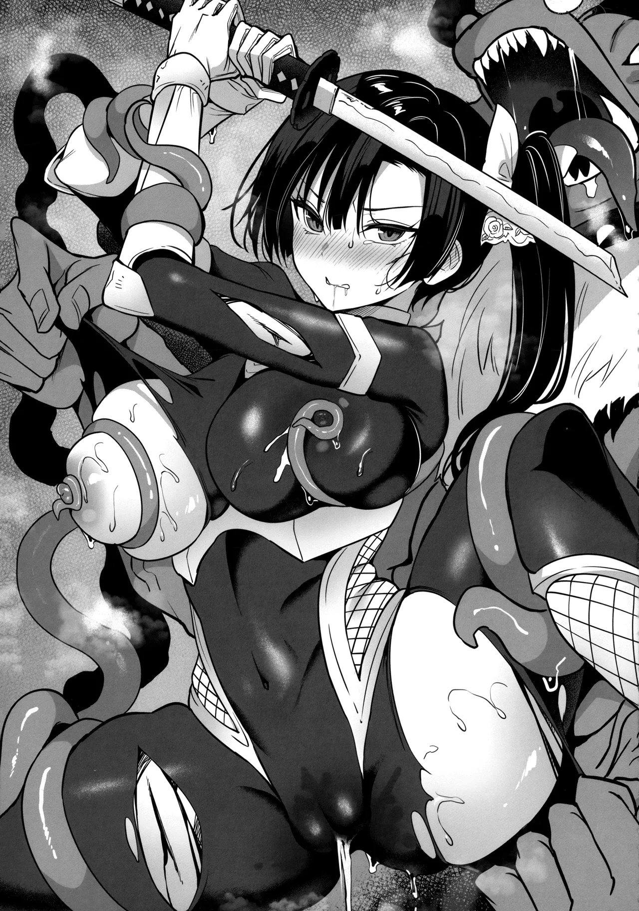 (C106) [Otome Kibun (Sanshoku Amido)] Taima Seitokaichou Saori (Gakkou de Seishun!) [English] [CulturedCommissions] image number 13