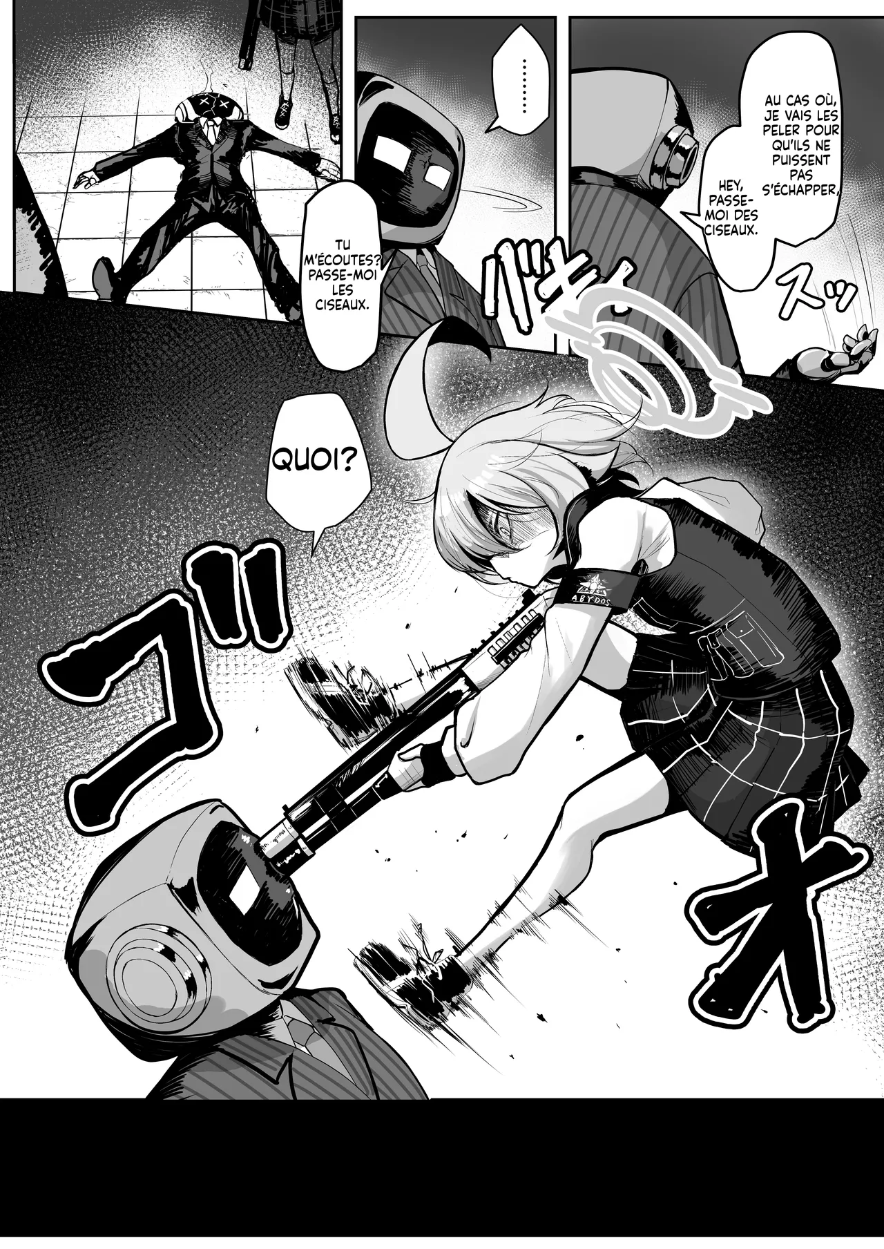 [Kumasan Renpou (Kumasan)] Futanari Maso Hoshino-chan VS Do-S Yume Senpai (Blue Archive)  [French] [Digital][MLT] 图片编号 3