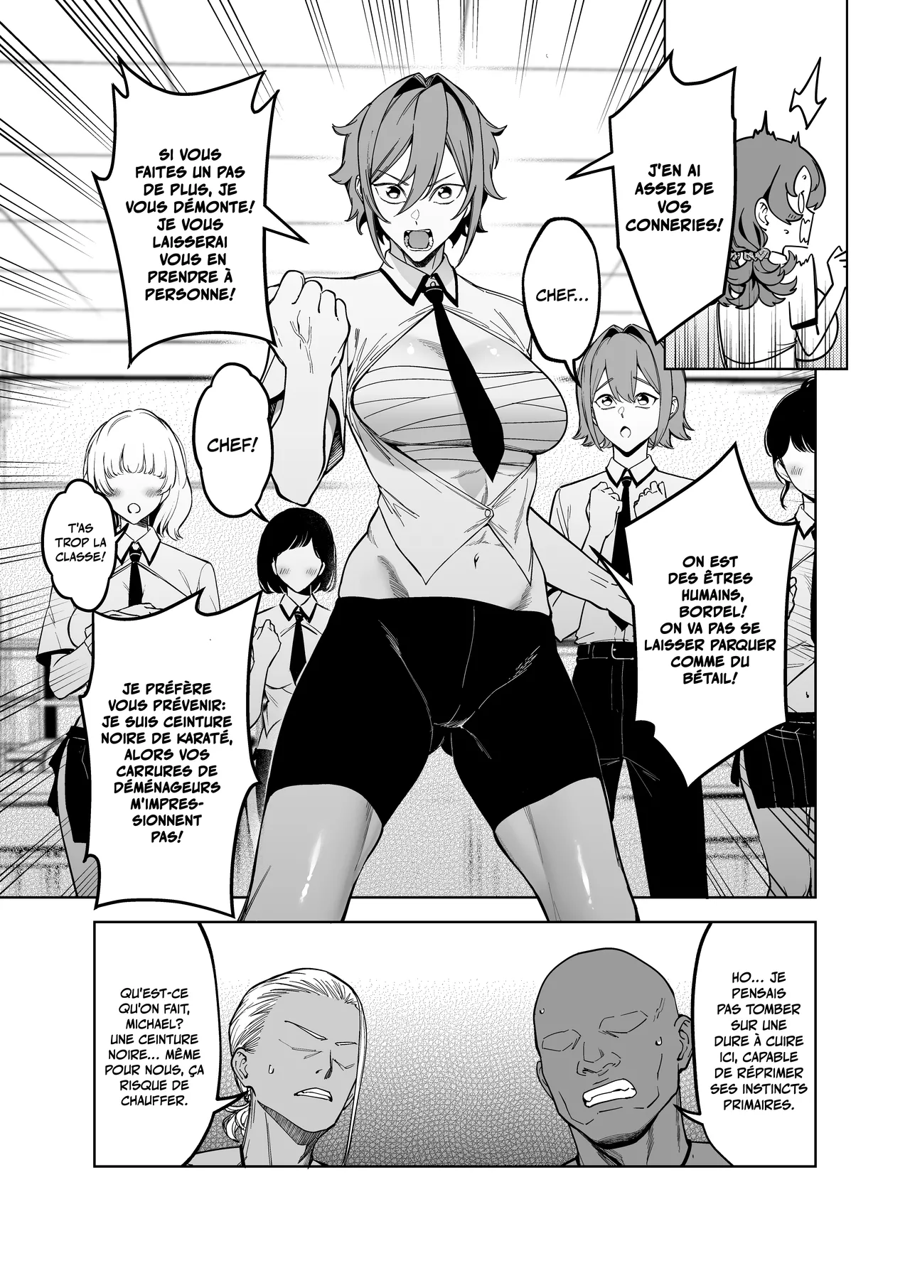 [F.W.ZHolic (FAN)] Yuusei Shuzoku to no Kouhai Seisaku | Politique d'accouplement avec la race supérieure  [French] [Minous Secrets] [Digital] 이미지 번호 36