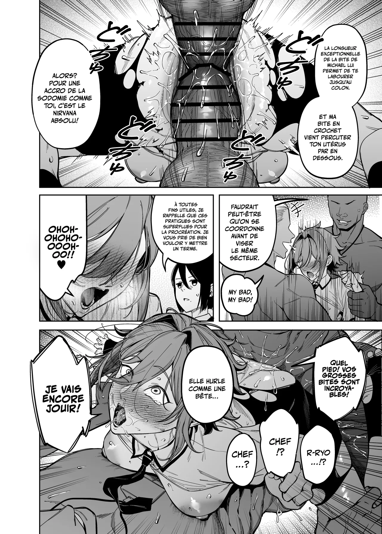 [F.W.ZHolic (FAN)] Yuusei Shuzoku to no Kouhai Seisaku | Politique d'accouplement avec la race supérieure  [French] [Minous Secrets] [Digital] 이미지 번호 39