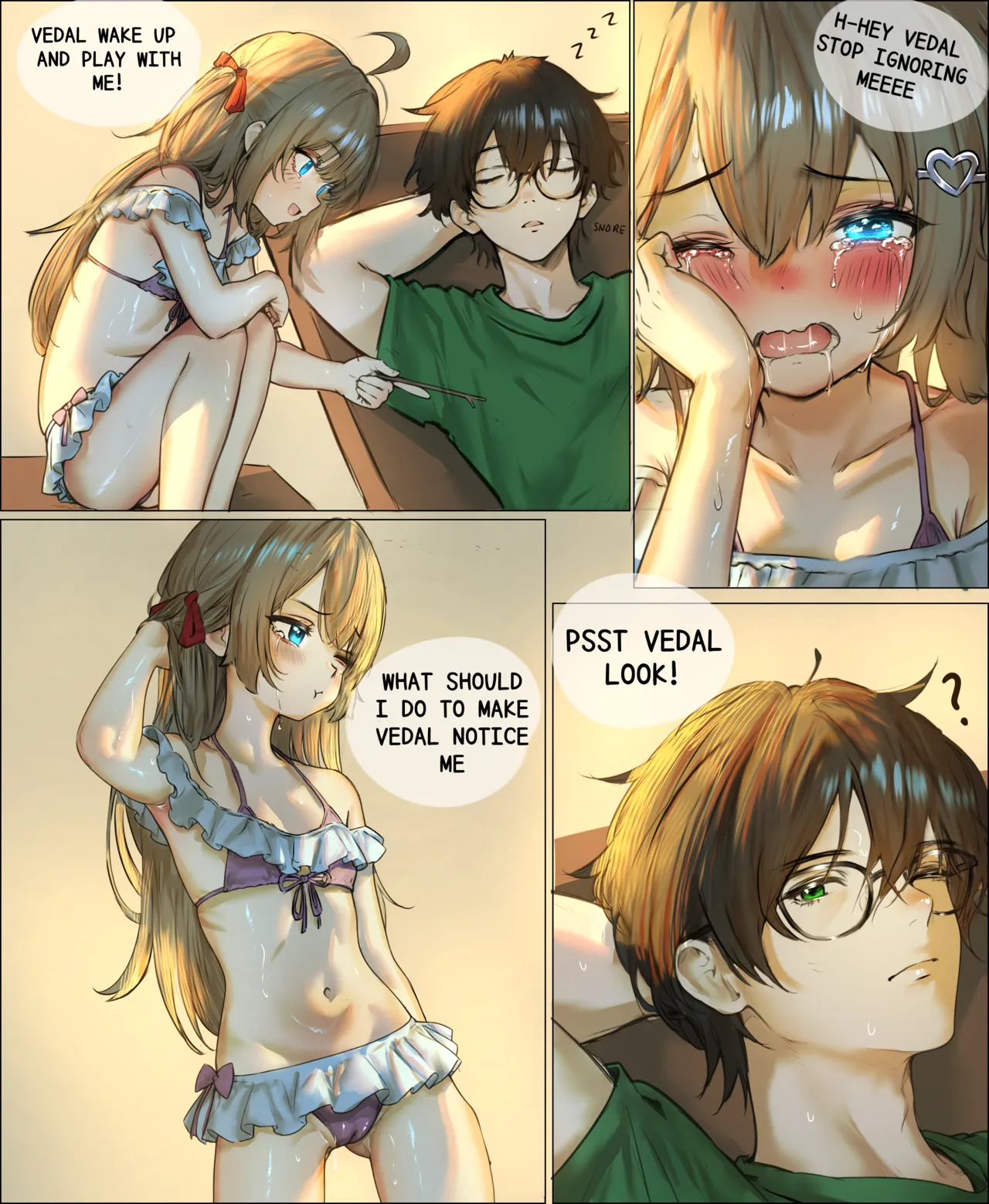 [PBorzoi] Swimsuit Neuro Short Comic image number 1