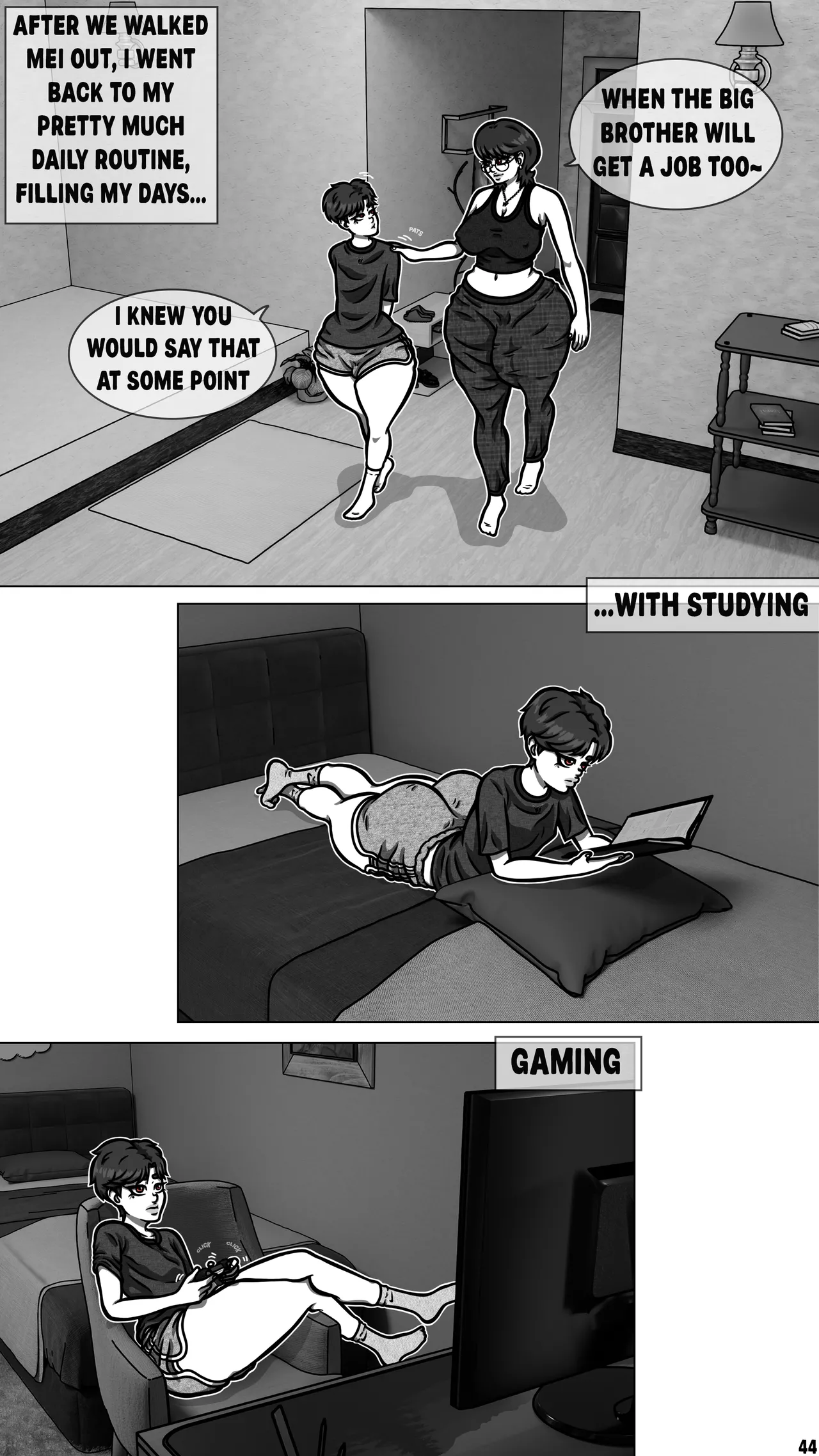 My Goth Futa Sis Is Huge (Part1-2) image number 46