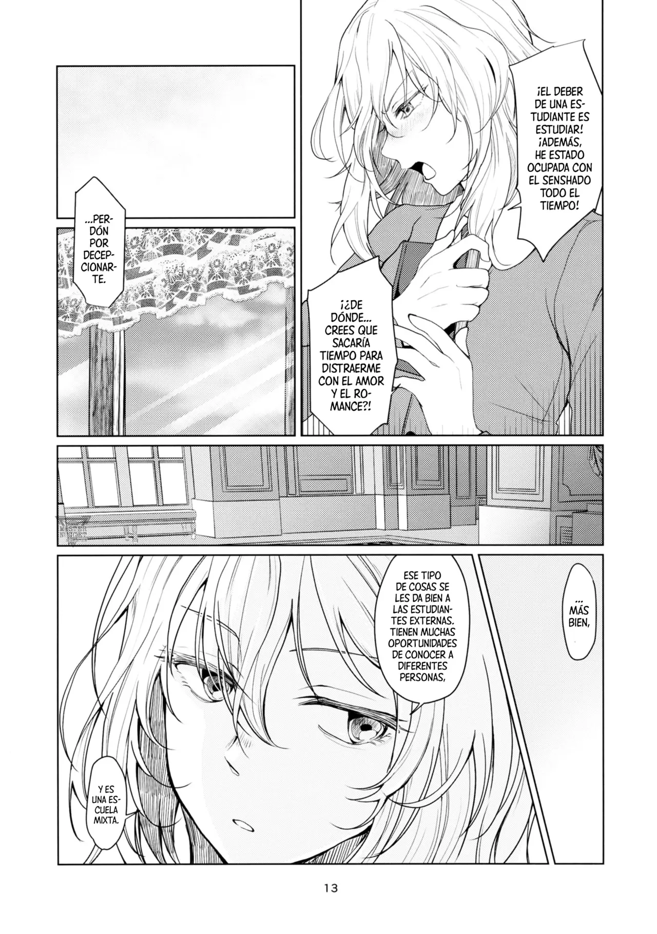 (Panzer Vor! 13) [Baketsu Crawl (Kani Aruki)] Kimi ga Ai o Katare! - Tell you love! | ¡Habla del amor! (Girls und Panzer) [Mister Nugget] image number 12