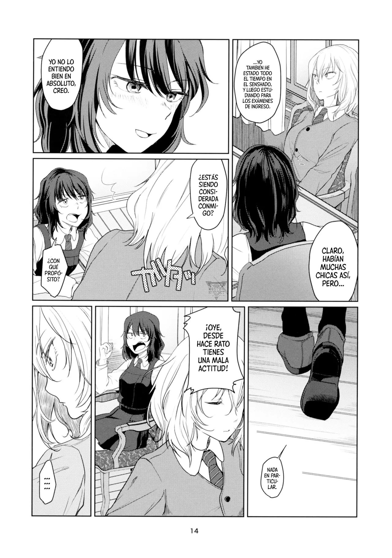 (Panzer Vor! 13) [Baketsu Crawl (Kani Aruki)] Kimi ga Ai o Katare! - Tell you love! | ¡Habla del amor! (Girls und Panzer) [Mister Nugget] image number 13