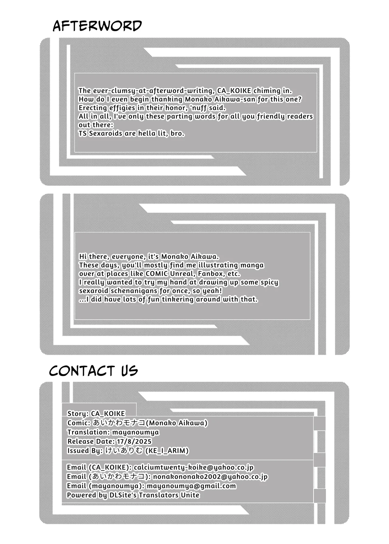 [KE_I_ARIM (Aikawa Monako)] Ore wa TS Sexaroid | I Became a TS Sexaroid [English] [mayanoumya] [Digital] image number 22