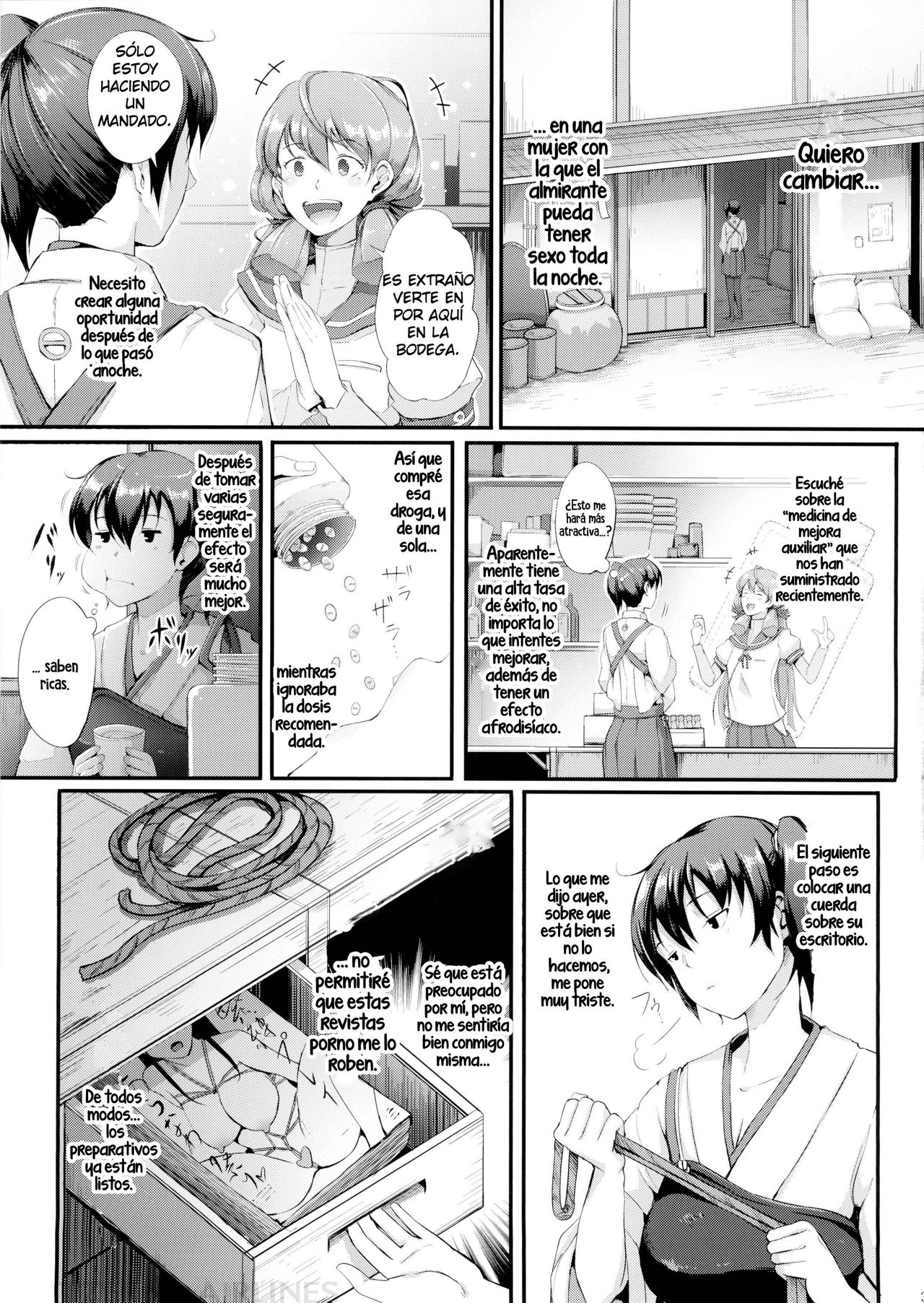 (C88) [Gessyu (Chouzetsu Bishoujo mine)] Nengu no Osamedoki (Kantai Collection -KanColle-) [Spanish] [Manga Hentai-id] 画像番号 4