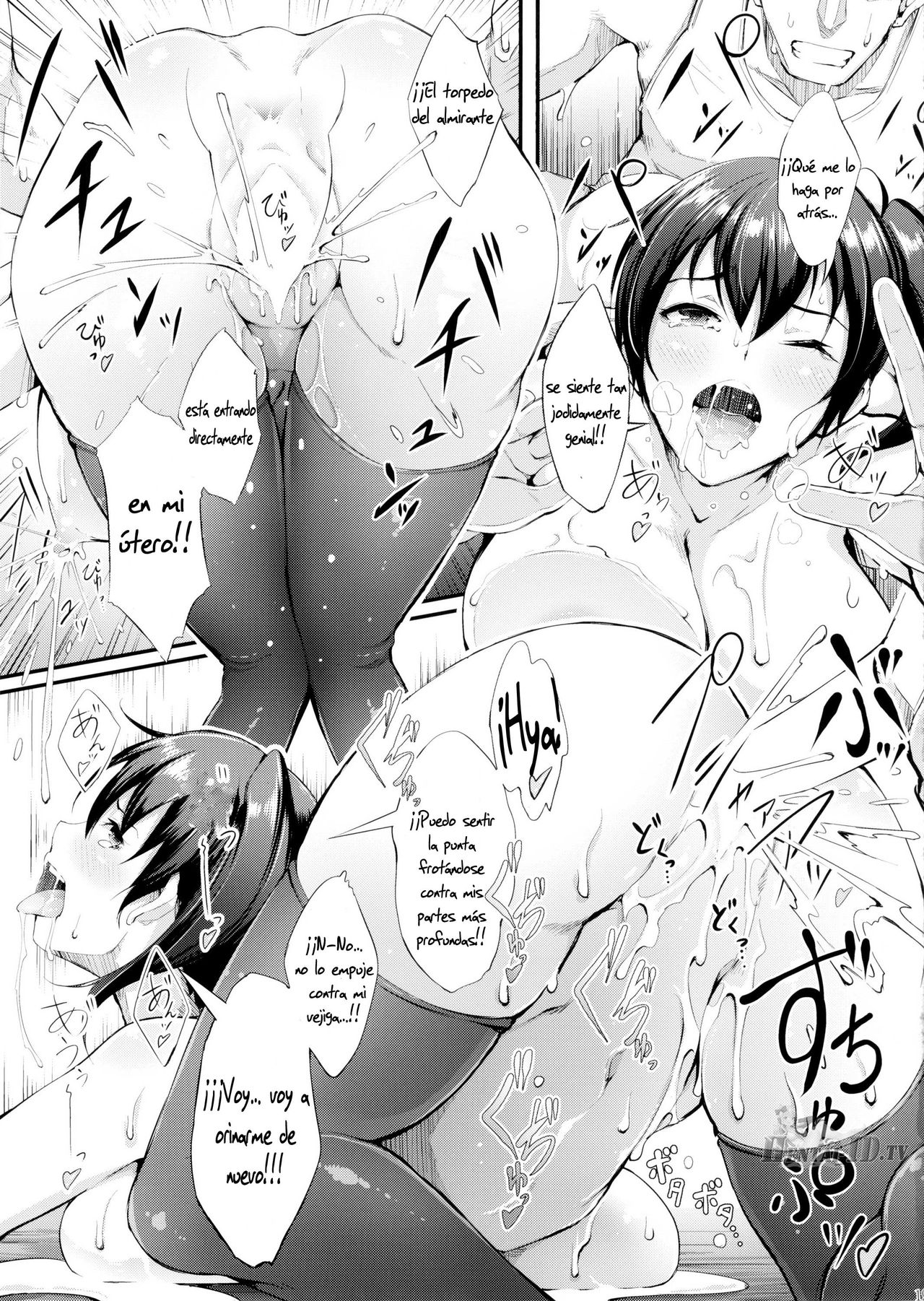 (C88) [Gessyu (Chouzetsu Bishoujo mine)] Nengu no Osamedoki (Kantai Collection -KanColle-) [Spanish] [Manga Hentai-id] 画像番号 20