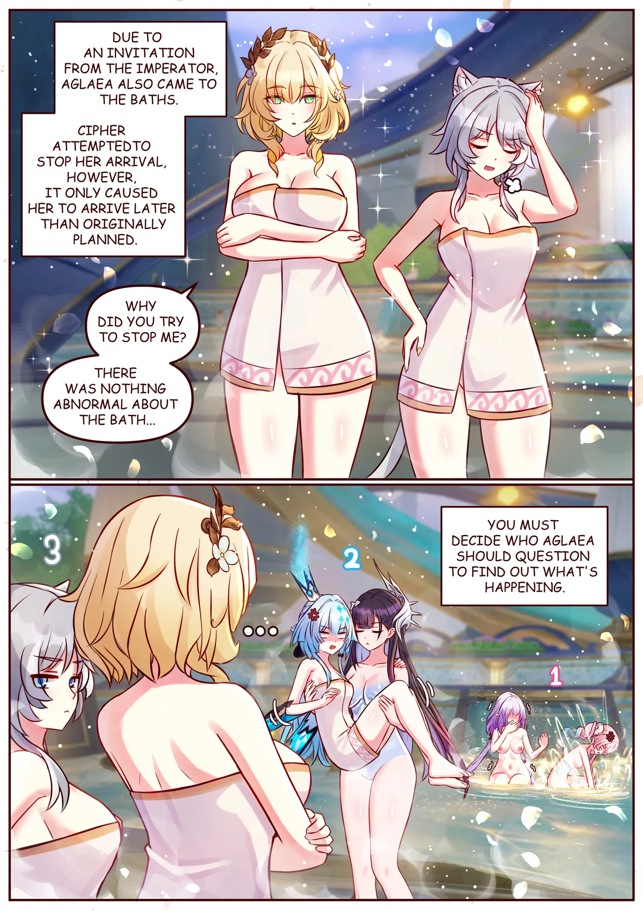 [JimPu6] Aglaea & Tribios [Uncensored] 이미지 번호 6