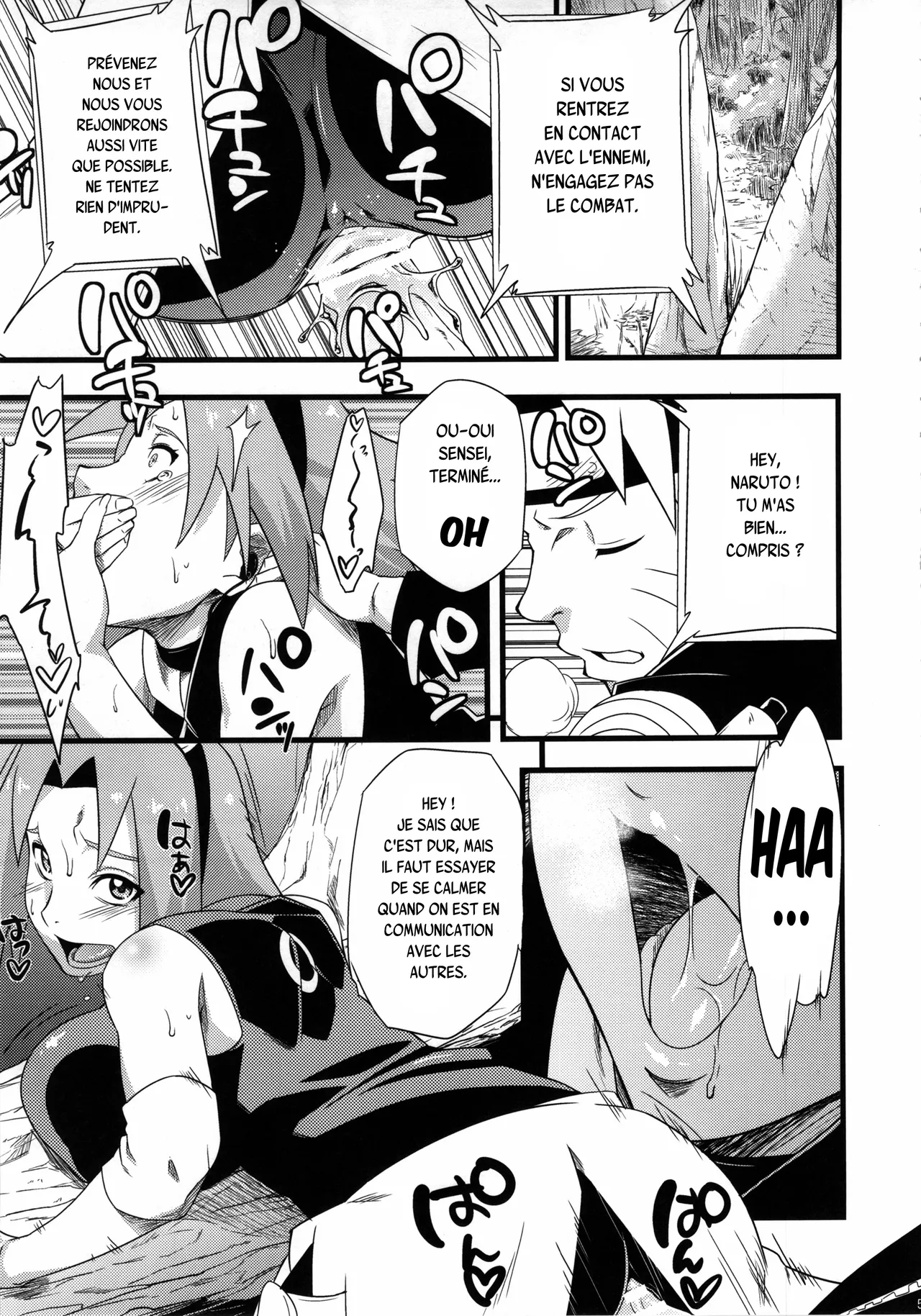 (C85) [Karakishi Youhei-dan Shinga (Sahara Wataru, Sentarou, Tao)] Saboten Nindou 2 (Naruto) [French] {SAXtrad} imagen número 5