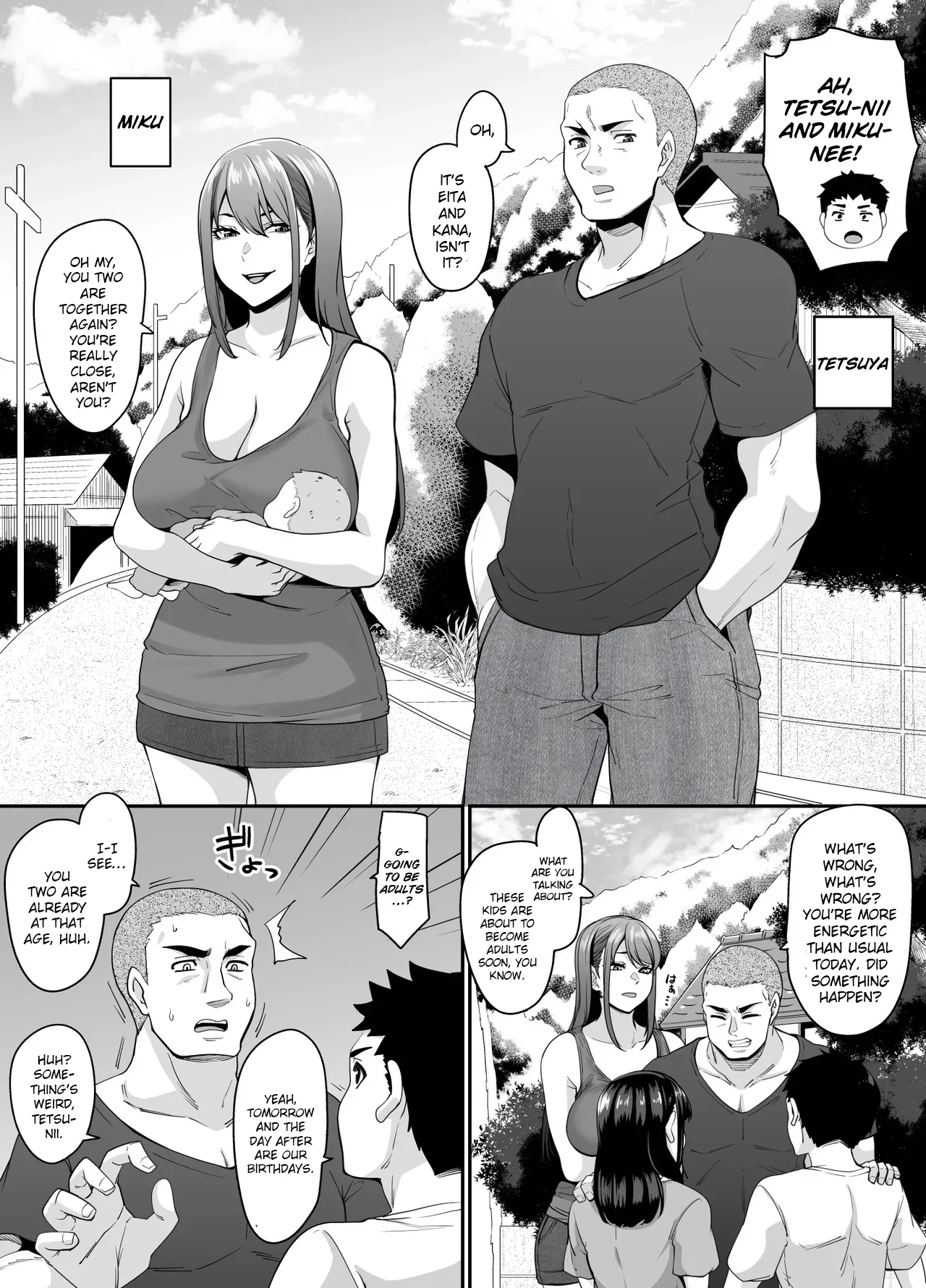 [Tiramisu Tart (Kazuhiro)] Onna Amarimura no Inshuu 2 ~Onna wa Kairaku ni Hitari Kodane o Shibori Haramu Hatake de Are to Iu Inaka no Oshie~ [English] image number 5