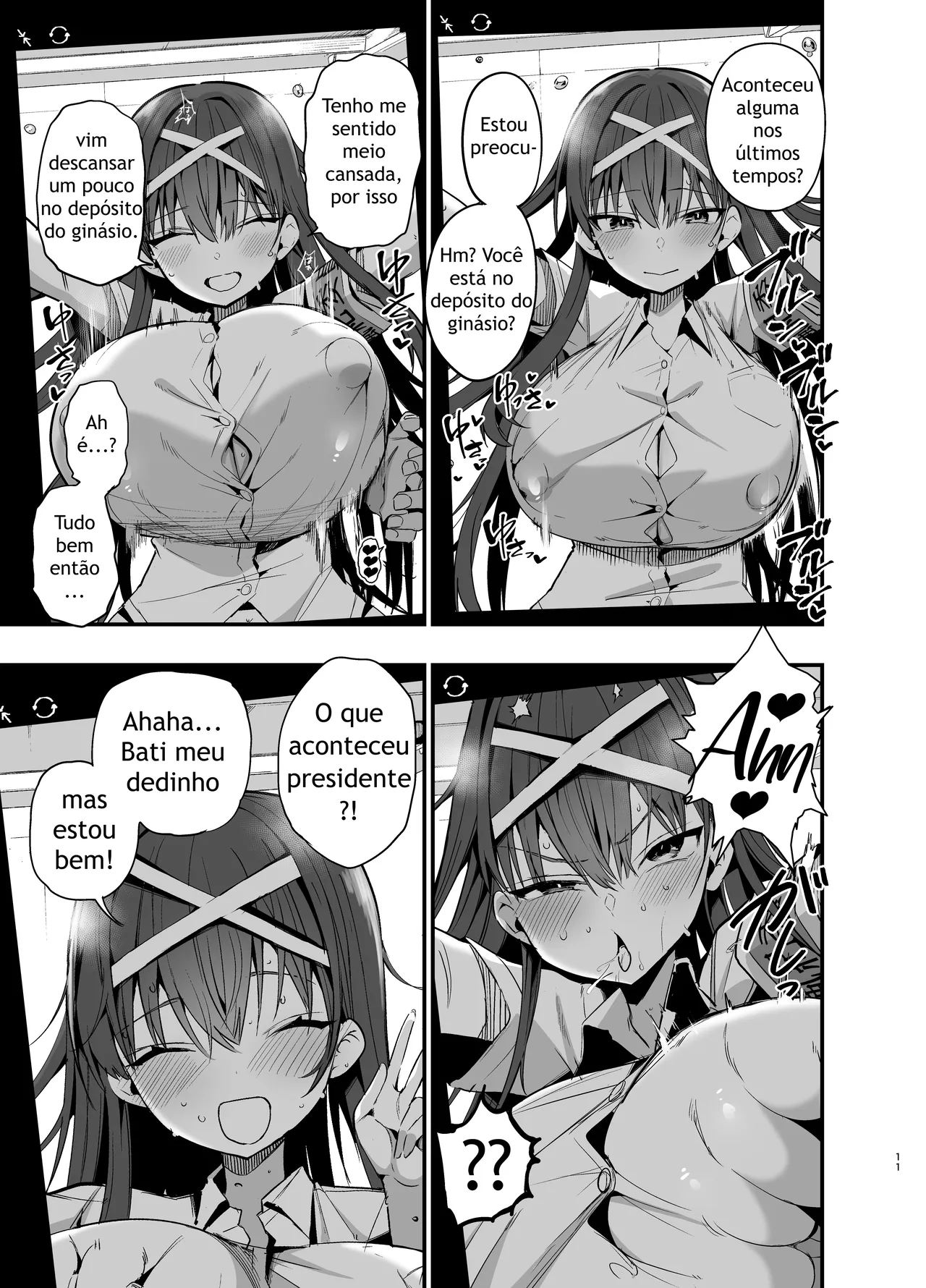 [Aohimo Familia (Chilt)] Fuuki Iinchou ga Ochiru made 2 [Portuguese - BR] [Digital] image number 10