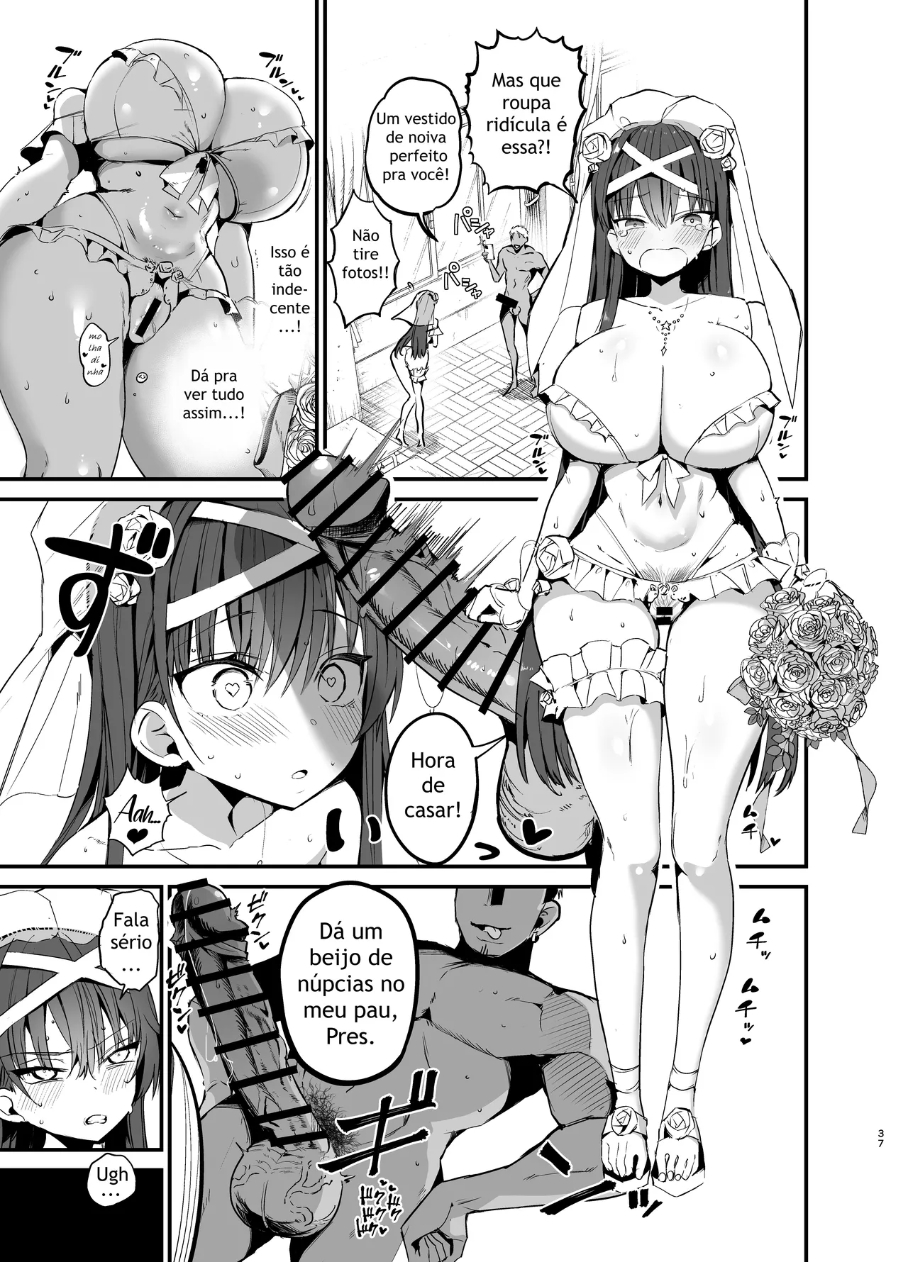 [Aohimo Familia (Chilt)] Fuuki Iinchou ga Ochiru made 2 [Portuguese - BR] [Digital] image number 36