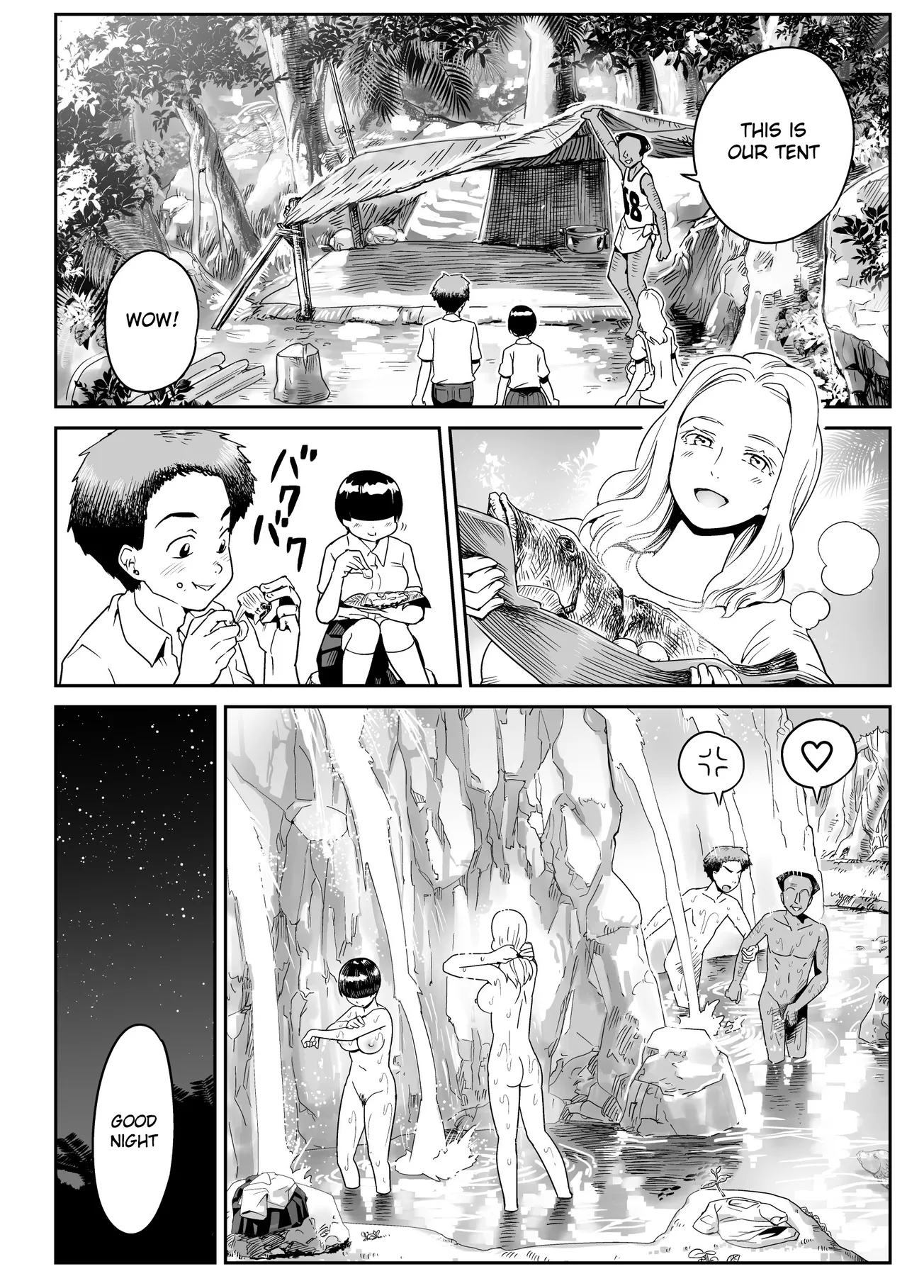 [Toilet Komoru] Mujintou no Ono-san | Ono-san on an uninhabited island [English] [Gagak_Ireng] image number 55