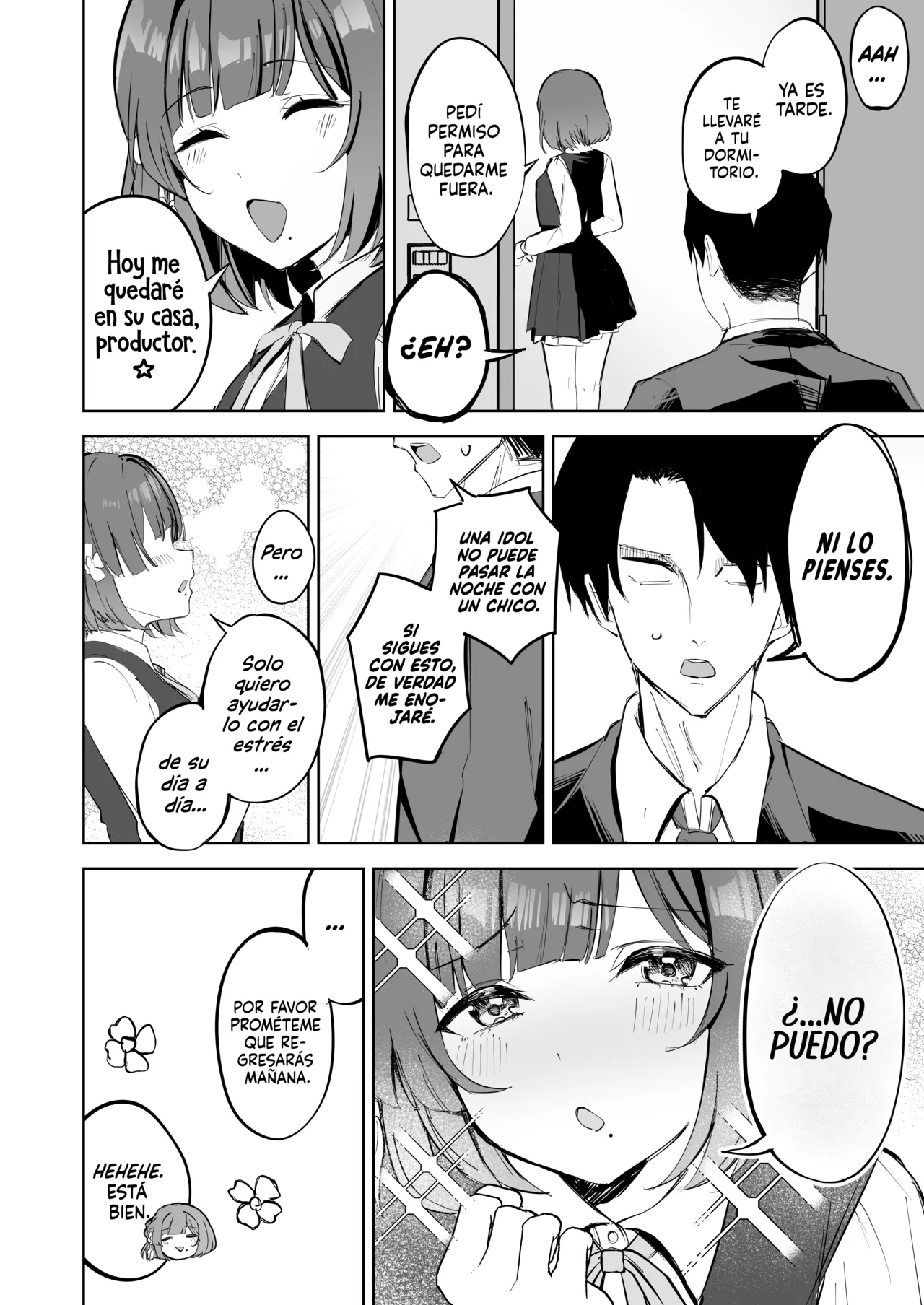 [Rurukoya (Yukiya Ruru)] Hataya Misuzu ni Yoru, Uwaki Zetsuyuru no Kyousei Dosukebe GyakuRe Sakusei  | Hataya Misuzu no tolera las infidelidades. Sexo Compulsivo con una Erotomaníaca (Gakuen IDOLM@STER) [Spanish] [Gian]  [Digital] image number 3