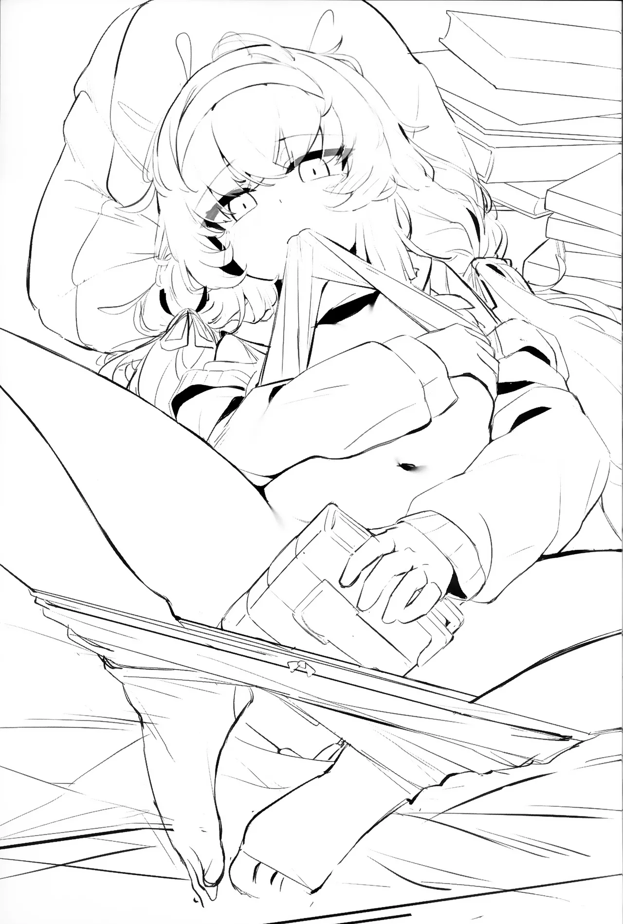 (BAOnly4) [Layer Kobo (Diretto)] Shippitsu Chuudoku | 執筆中毒 (Blue Archive) [Chinese] [Decensored] image number 3