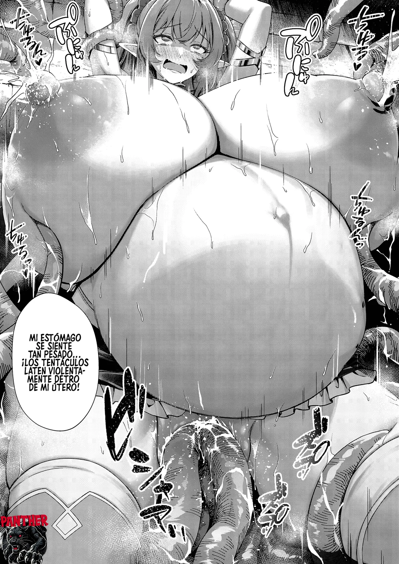 [Kannko Bokujyo (Kannko)] Ochita Tensai Mahoutsukai, Naodokoka Elf no 60 Nichikan | La Maga Elfa Genia Caida 60 días de incubacion [Spanish] [Panther Scan] [Digital] image number 20