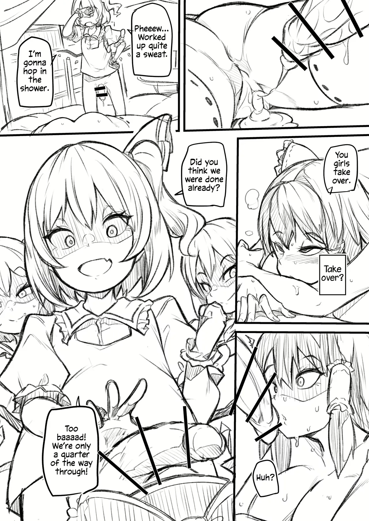 [Makin] Futanari Flan-chan Training Reimu [English] image number 23