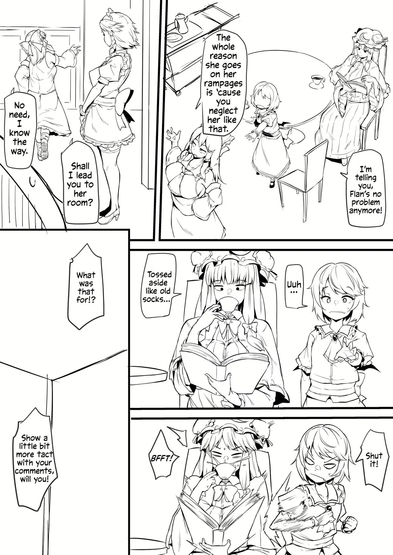 [Makin] Futanari Flan-chan Training Reimu [English] image number 26