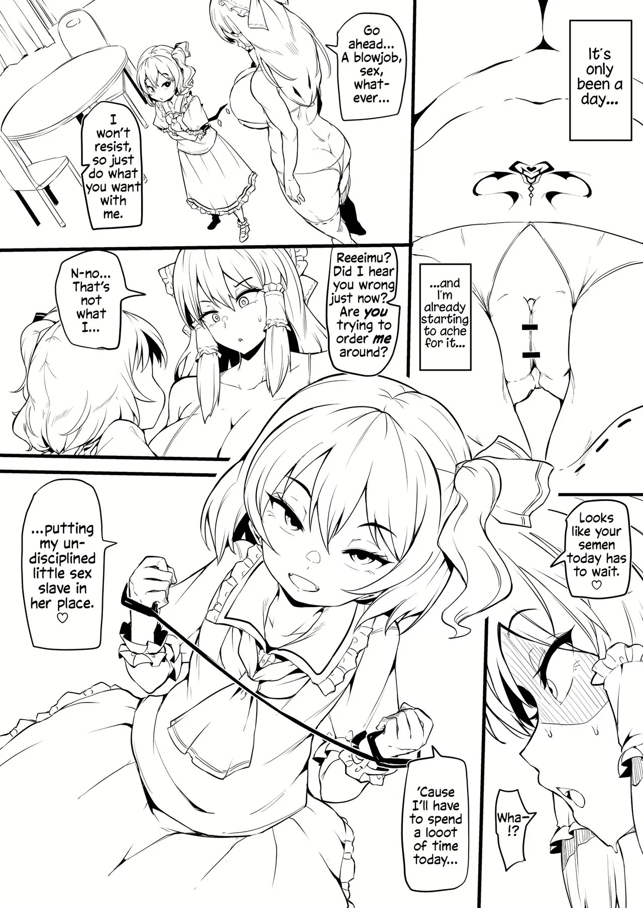 [Makin] Futanari Flan-chan Training Reimu [English] image number 29