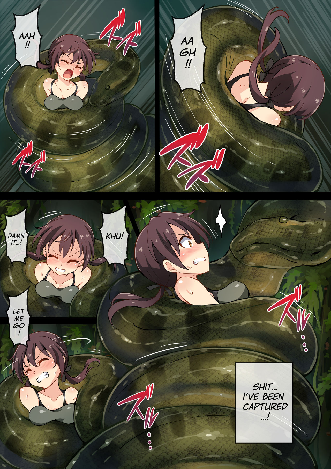 [Mist Night (Co_Ma)] Hell Of Swallowed [Barkhorn Vs Anaconda] [English] 画像番号 2