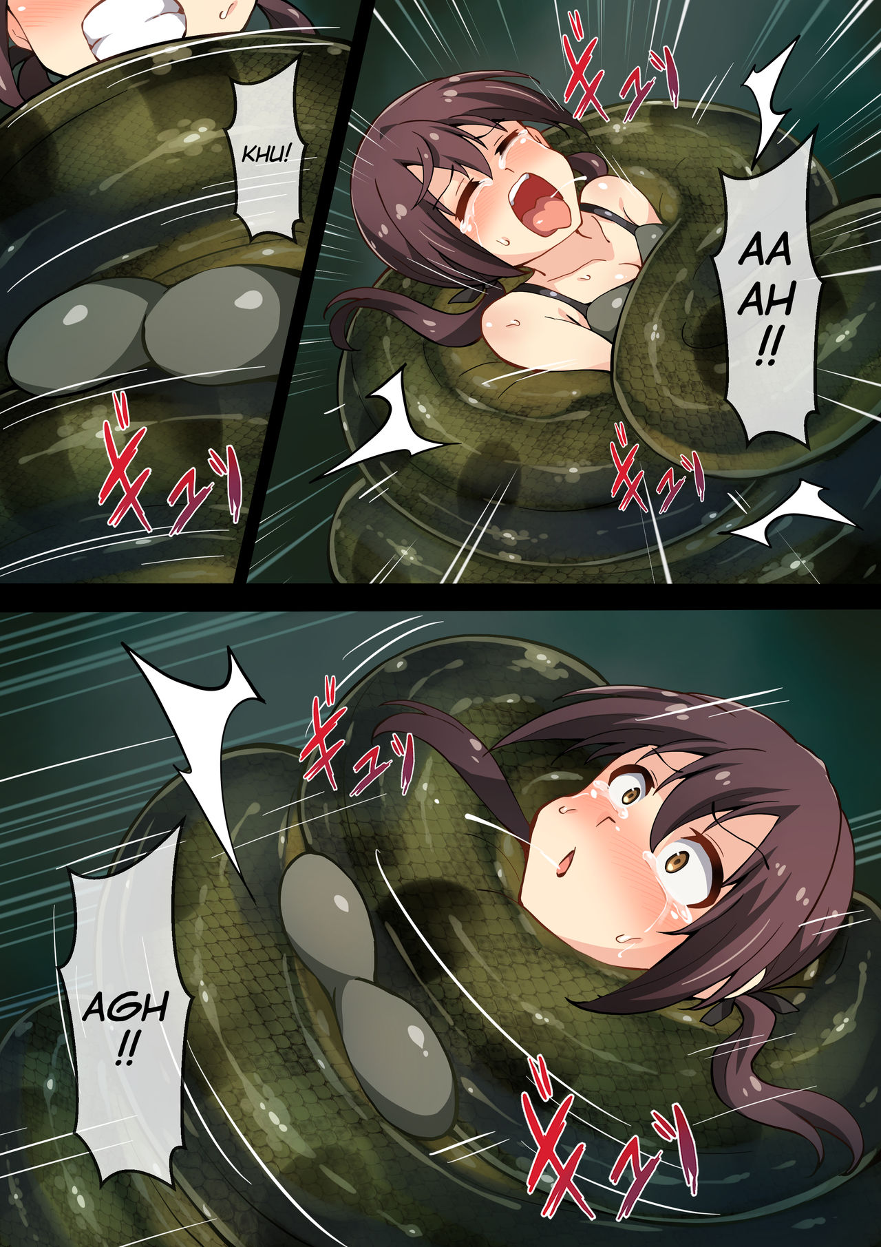 [Mist Night (Co_Ma)] Hell Of Swallowed [Barkhorn Vs Anaconda] [English] 画像番号 7