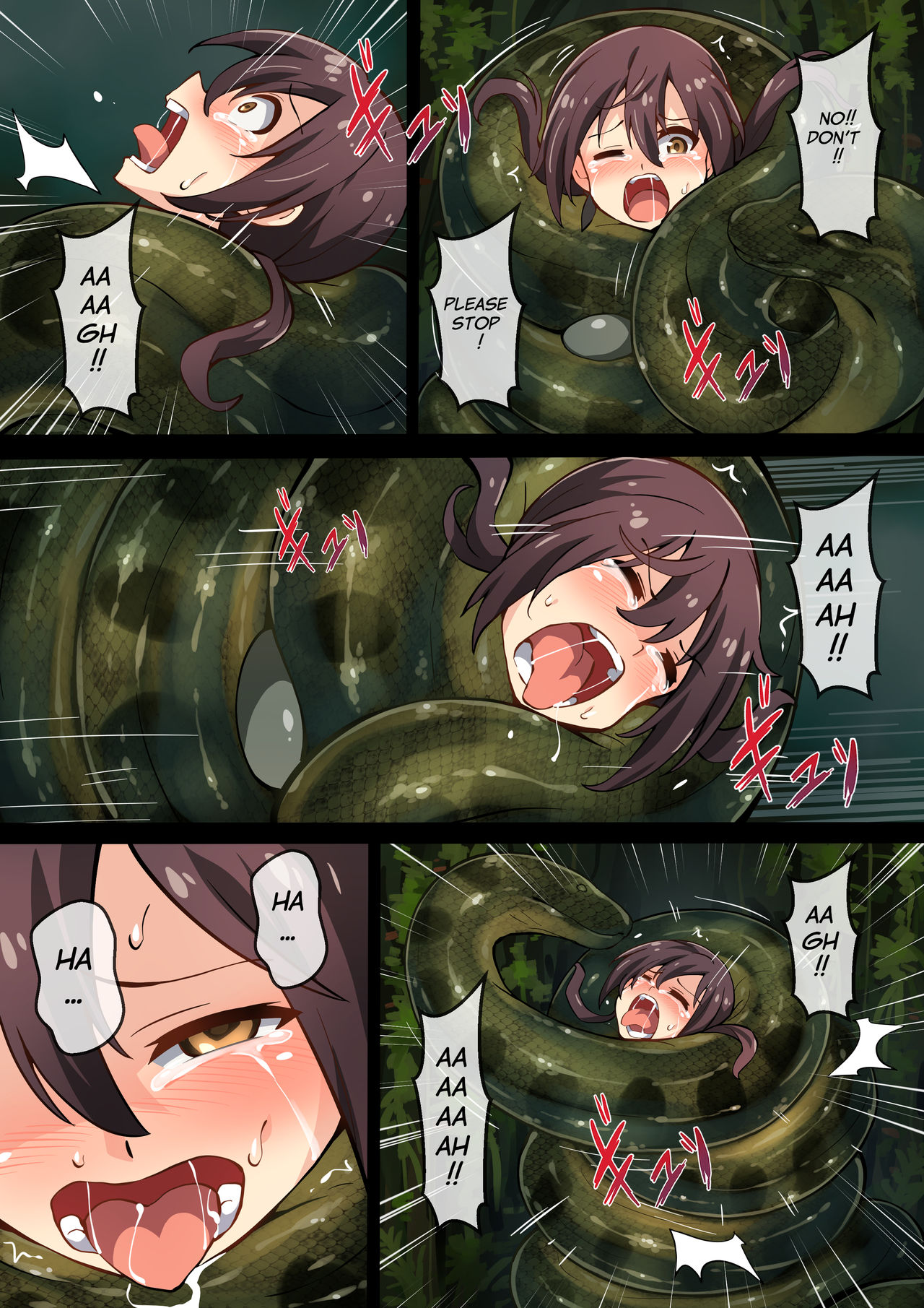 [Mist Night (Co_Ma)] Hell Of Swallowed [Barkhorn Vs Anaconda] [English] 画像番号 8