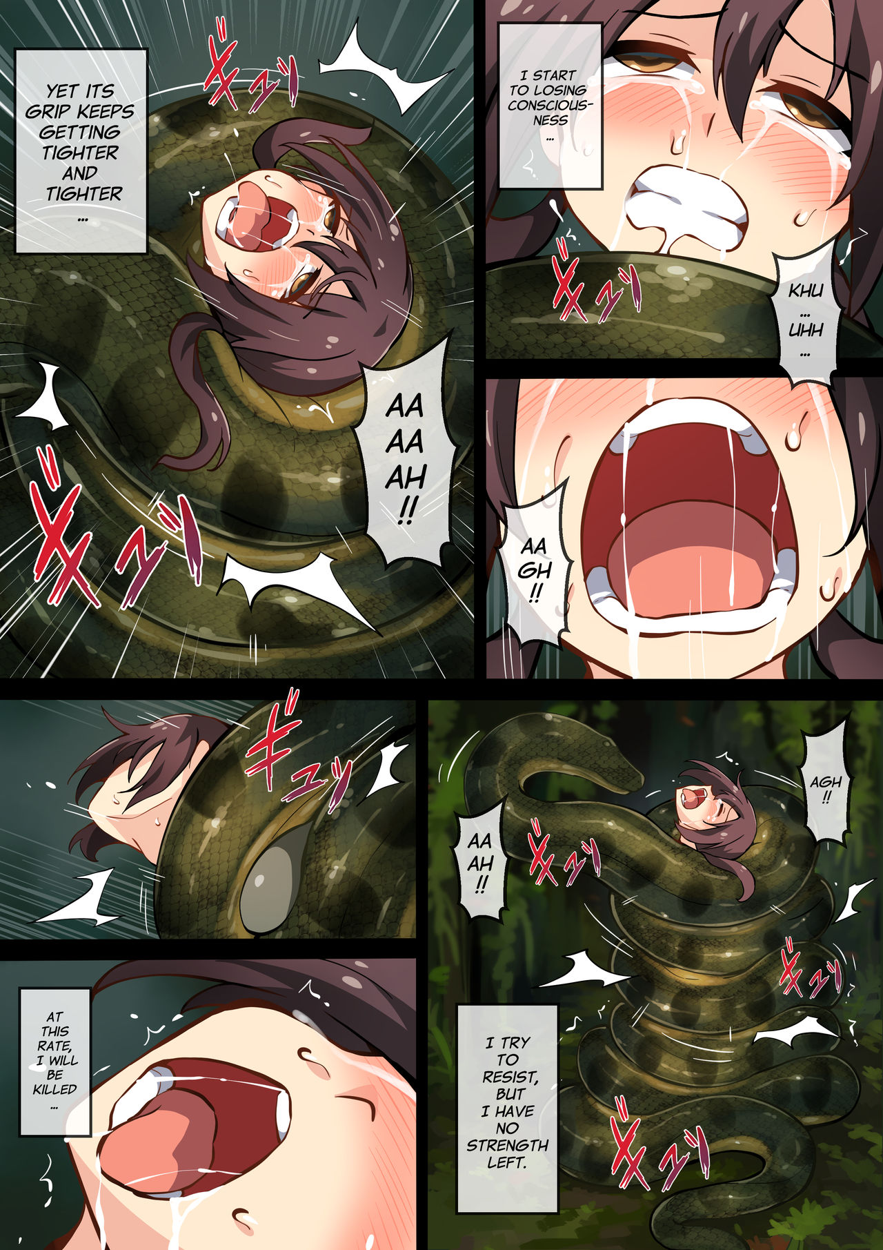 [Mist Night (Co_Ma)] Hell Of Swallowed [Barkhorn Vs Anaconda] [English] 画像番号 9