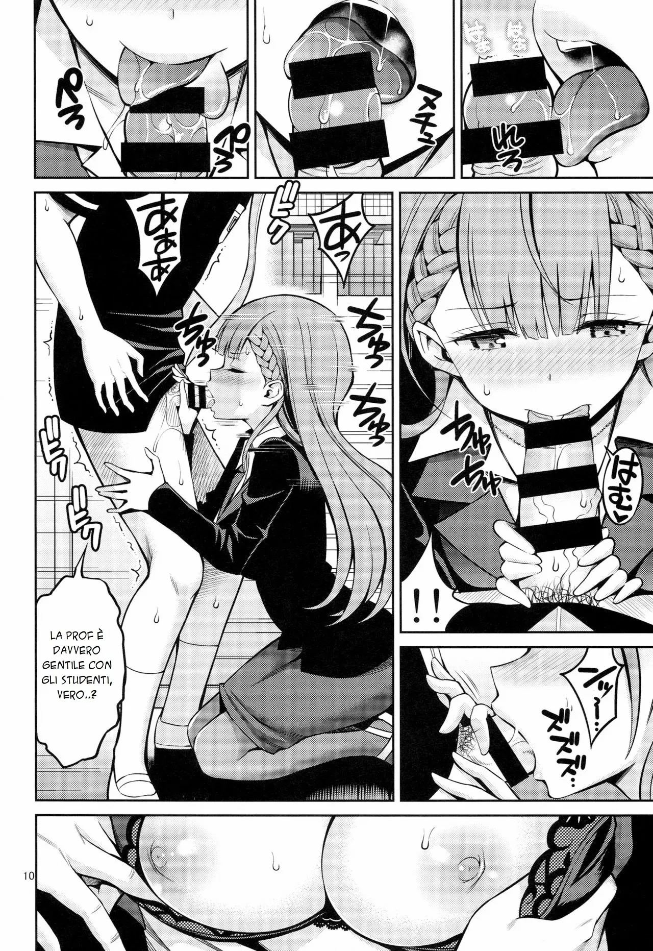 [Popochichi (Yahiro Pochi)] Kirisu Sensei wa Gaman ga Dekinai | La Prof non si Trattiene (Bokutachi wa Benkyou ga Dekinai) [Italian] [Digital] image number 10