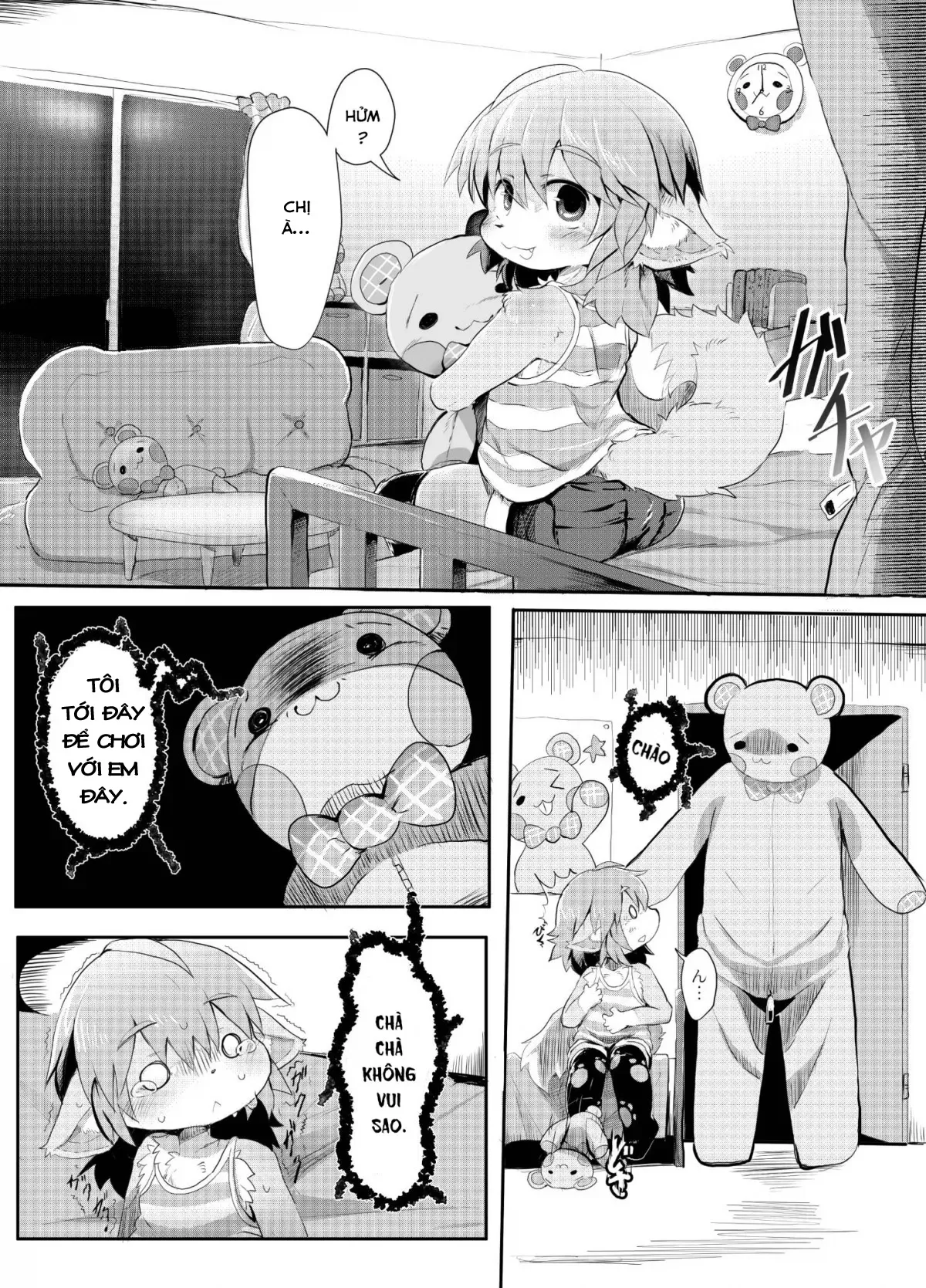 Bị gấu bông rape image number 1