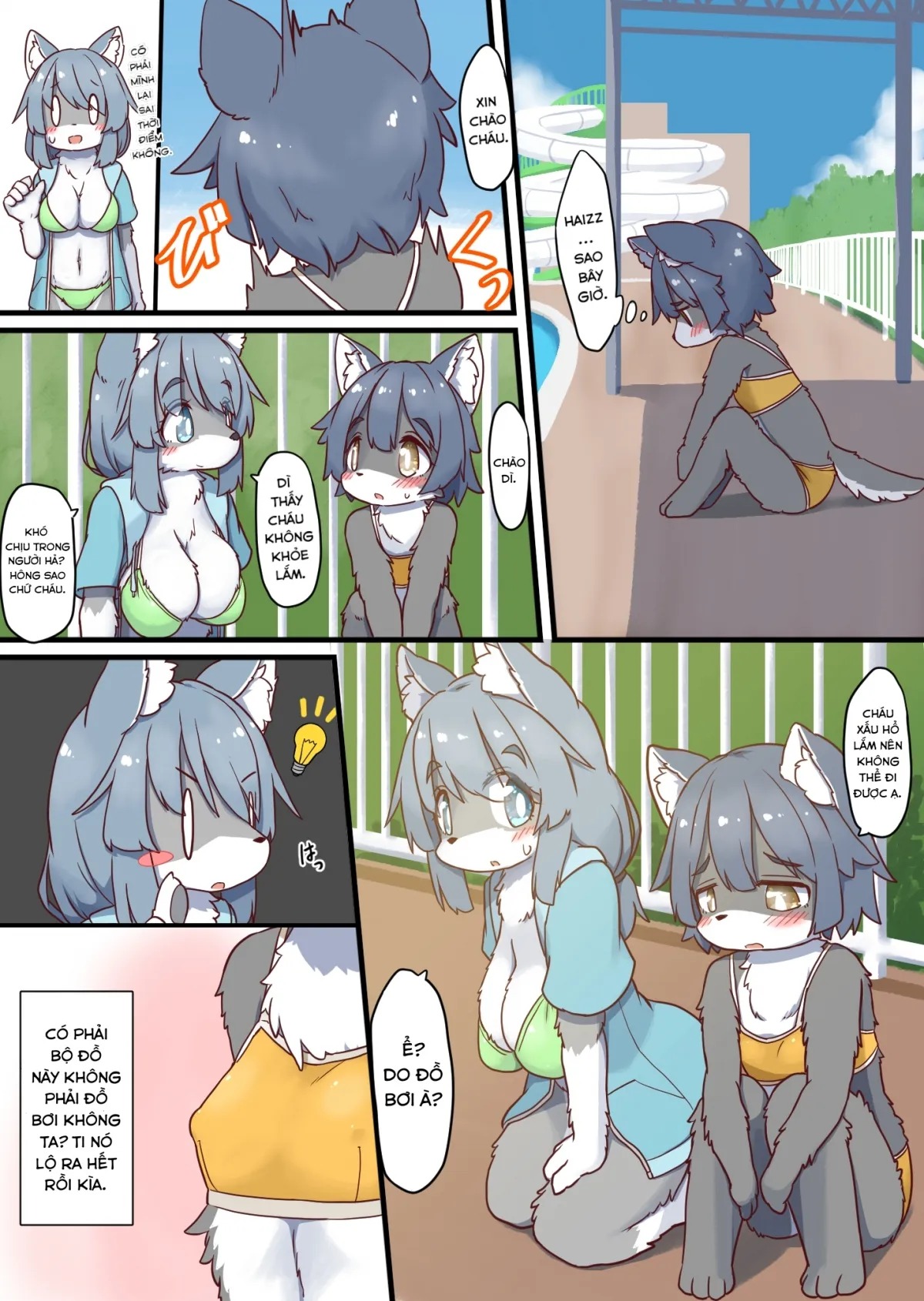 Chăm trẻ lạc ở hồ bơi image number 2