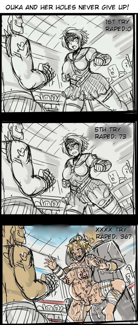 [Ankoku Marimokan (marimo)] Kamikaze Kommittee Ouka COMICALIZE~short manga anthology [English] image number 32