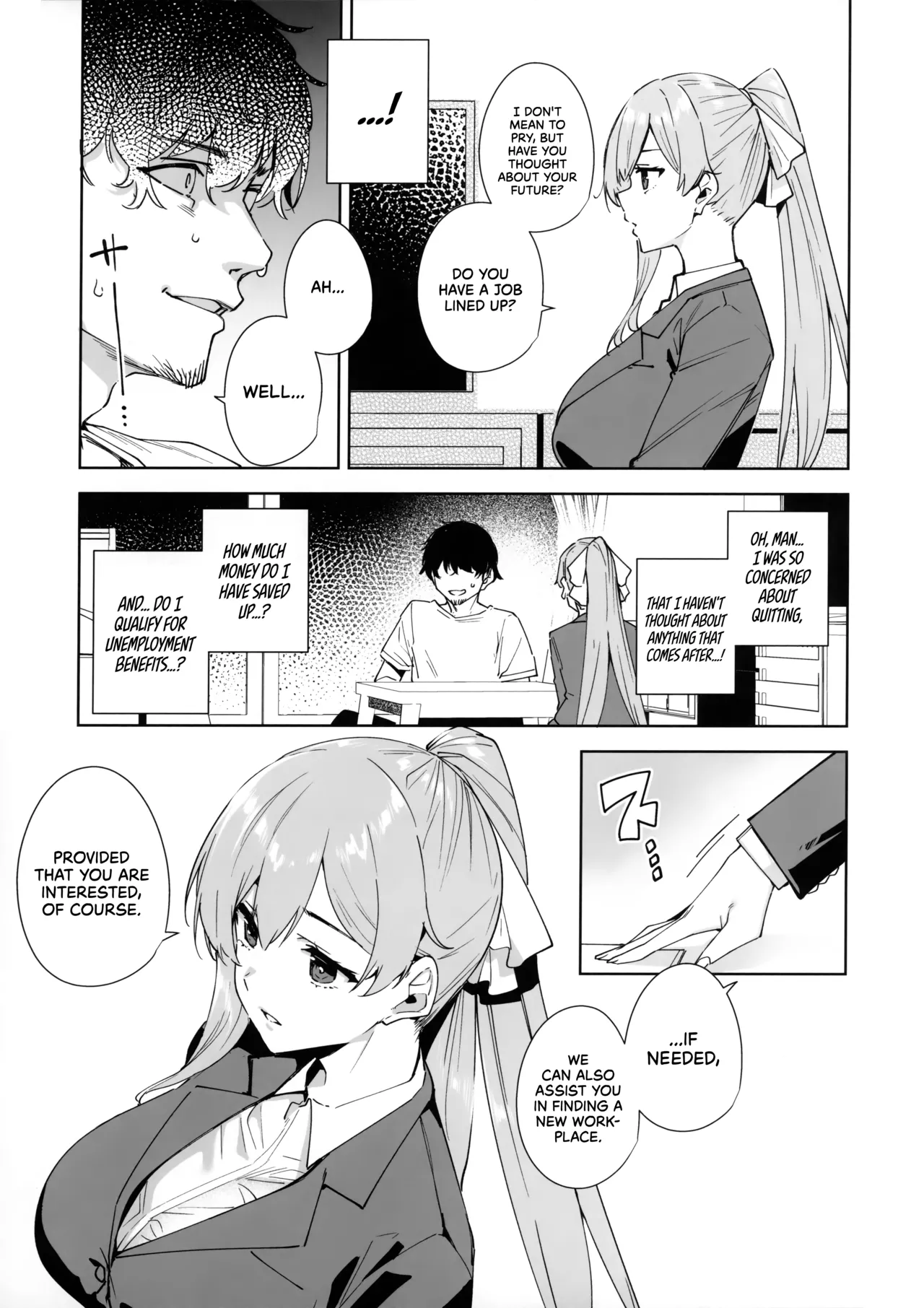 (C106) [Ink Complex (Tomohiro Kai)] Tower Residence Setsuguka Taiouchuu | Tower Reception, at your Service! [English] [Cuddlebuns] image number 4