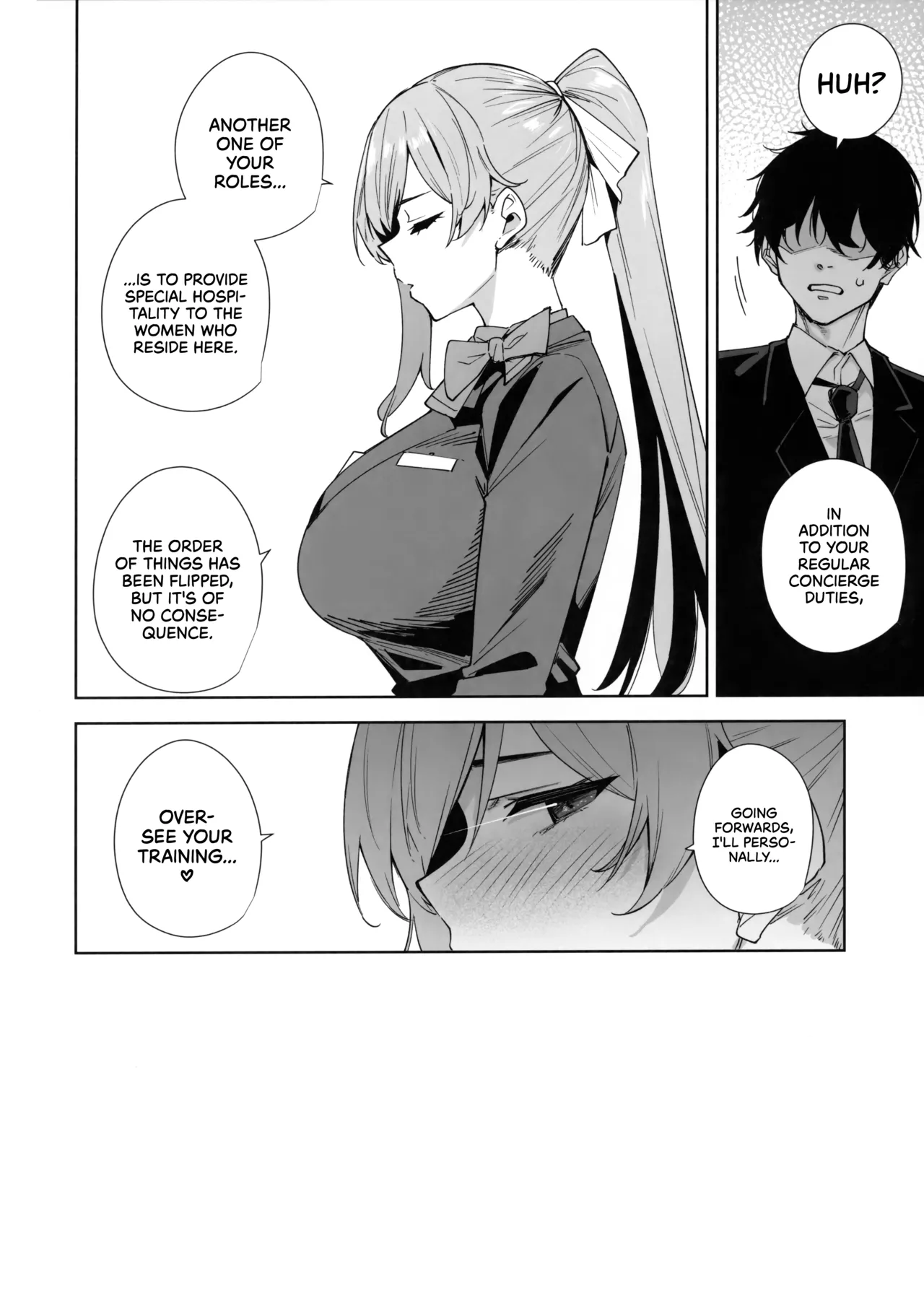 (C106) [Ink Complex (Tomohiro Kai)] Tower Residence Setsuguka Taiouchuu | Tower Reception, at your Service! [English] [Cuddlebuns] image number 59