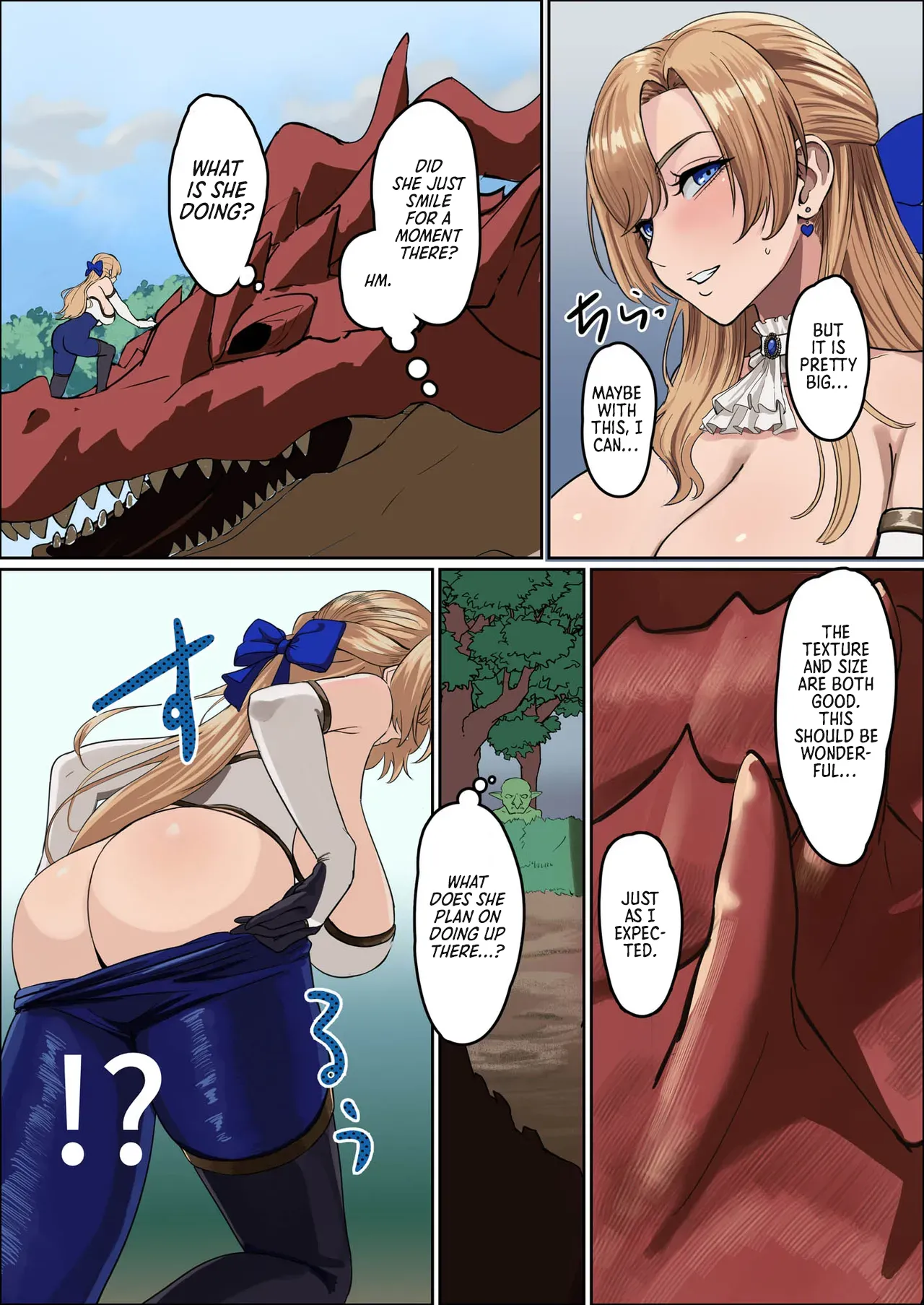 [Mainichi Angel] Bakunyuu Onna Kishi Konna Zako Monster ga Watashi no Nakama! Nan no Joudan da | Huge Breasted Female Knight: Teaming up with a weakling monster!? What kind of joke is this? [English] [Morally Bankrupt Wizard Translations] [Digital] Bildnummer 16
