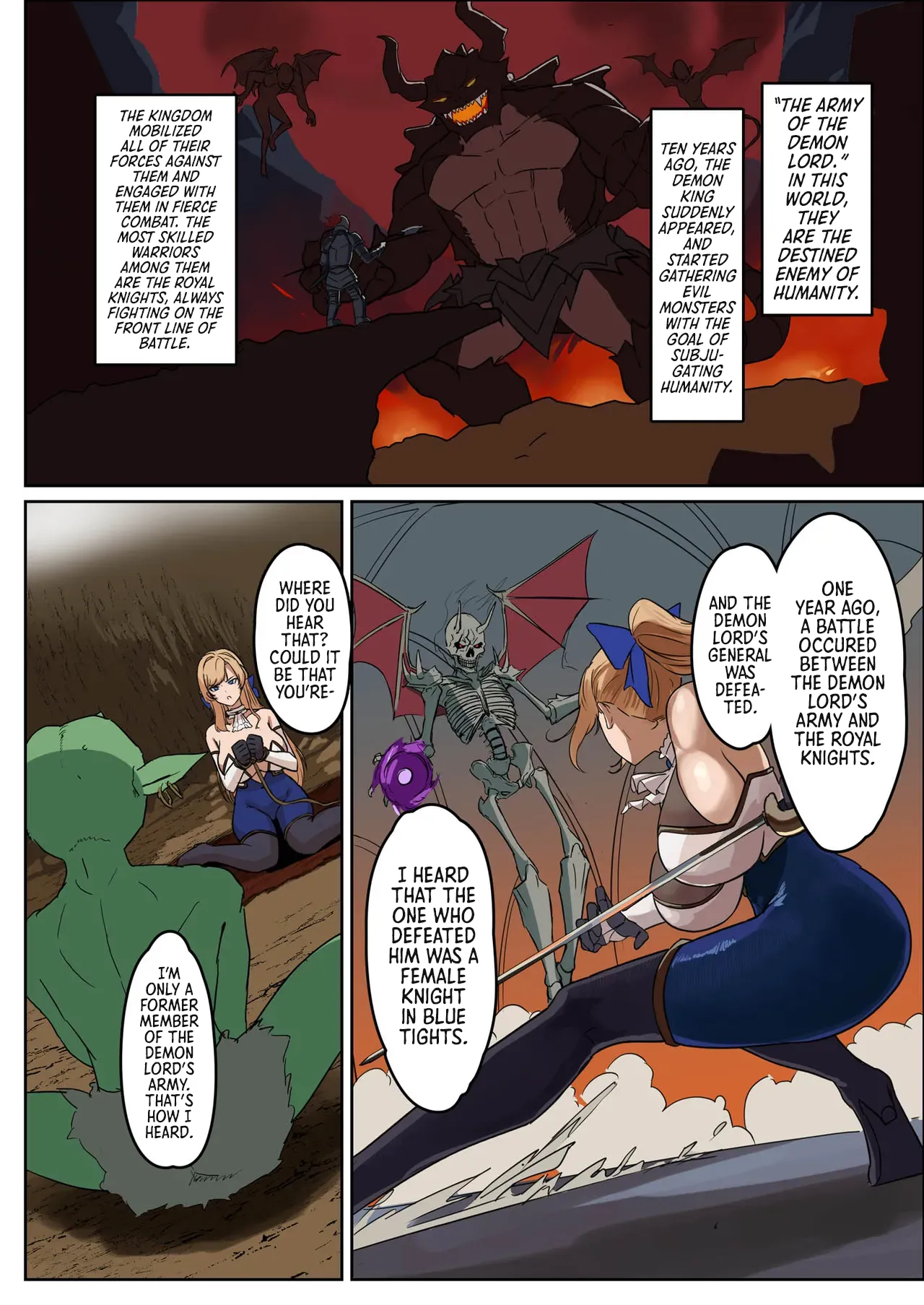 [Mainichi Angel] Bakunyuu Onna Kishi Konna Zako Monster ga Watashi no Nakama! Nan no Joudan da | Huge Breasted Female Knight: Teaming up with a weakling monster!? What kind of joke is this? [English] [Morally Bankrupt Wizard Translations] [Digital] Bildnummer 24