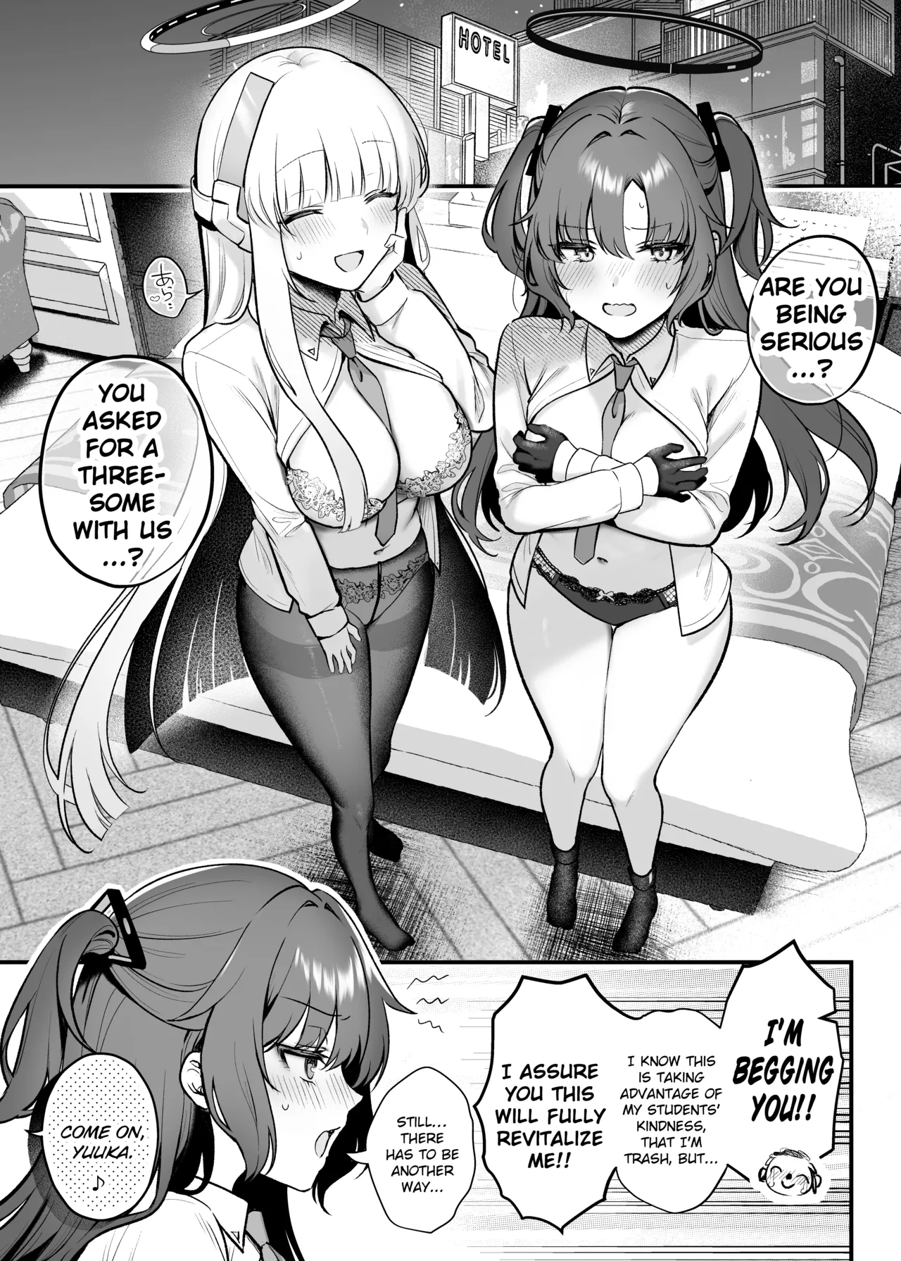 [Pontaroya (Pontaro)] Yuuka to Noa to Kokoro Yuku made | With Yuuka and Noa to My Heart's Content(Blue Archive) [English] [Literally Starving] [Digital] 이미지 번호 4