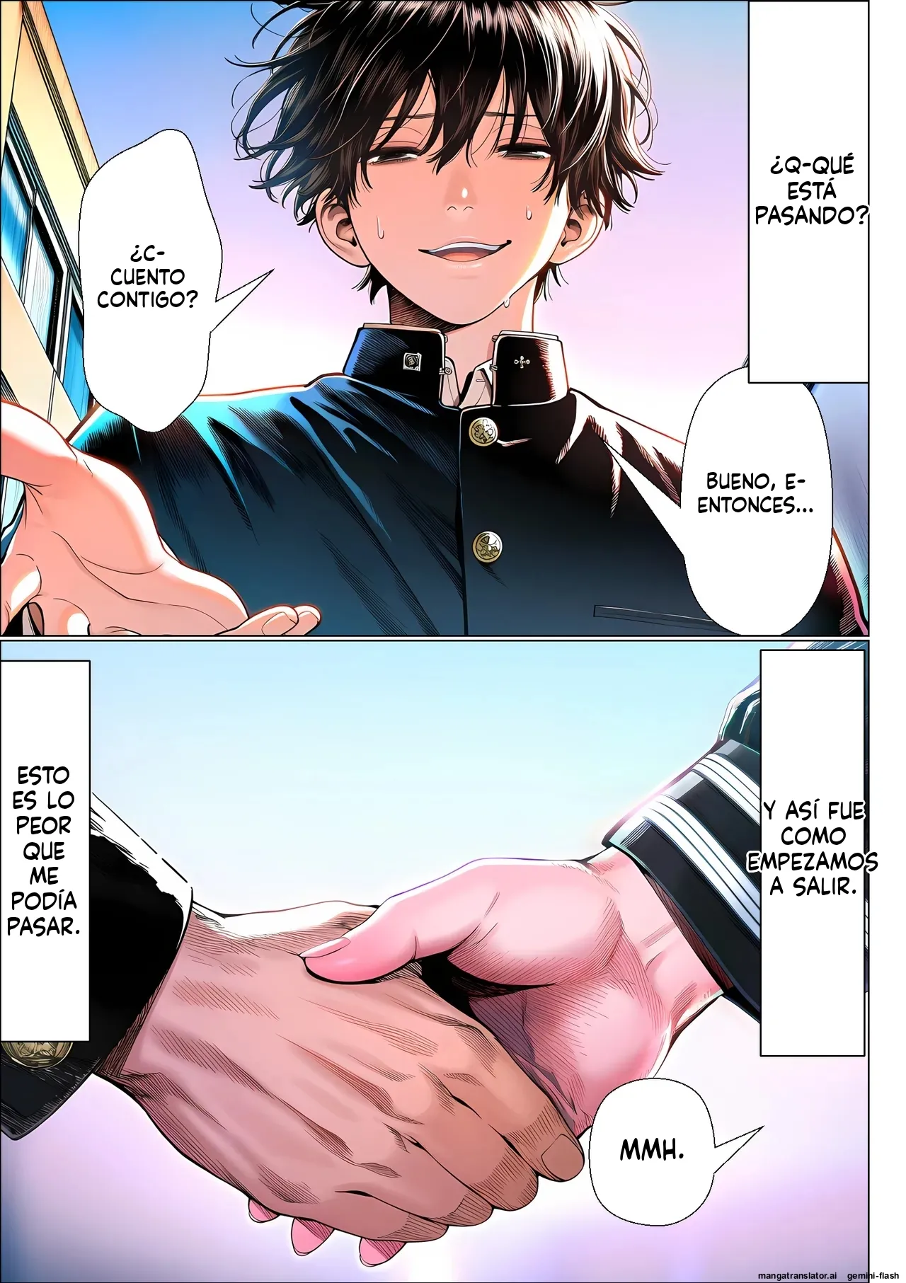 [Yoakubi Shotai] Batsu game de jimibusu ni Kokuhaku shitra haramasechatte kekkon surukotoni natta (Spanish) MTL изображение № 8