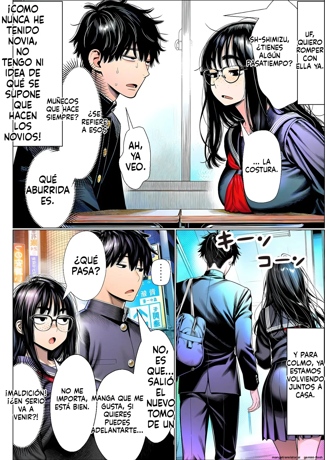 [Yoakubi Shotai] Batsu game de jimibusu ni Kokuhaku shitra haramasechatte kekkon surukotoni natta (Spanish) MTL изображение № 9