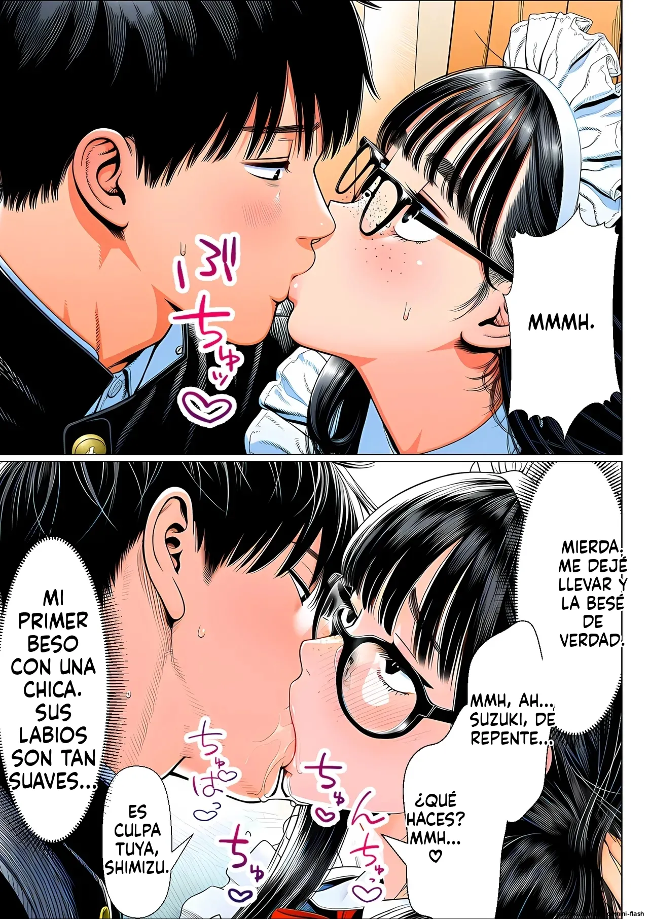 [Yoakubi Shotai] Batsu game de jimibusu ni Kokuhaku shitra haramasechatte kekkon surukotoni natta (Spanish) MTL изображение № 18