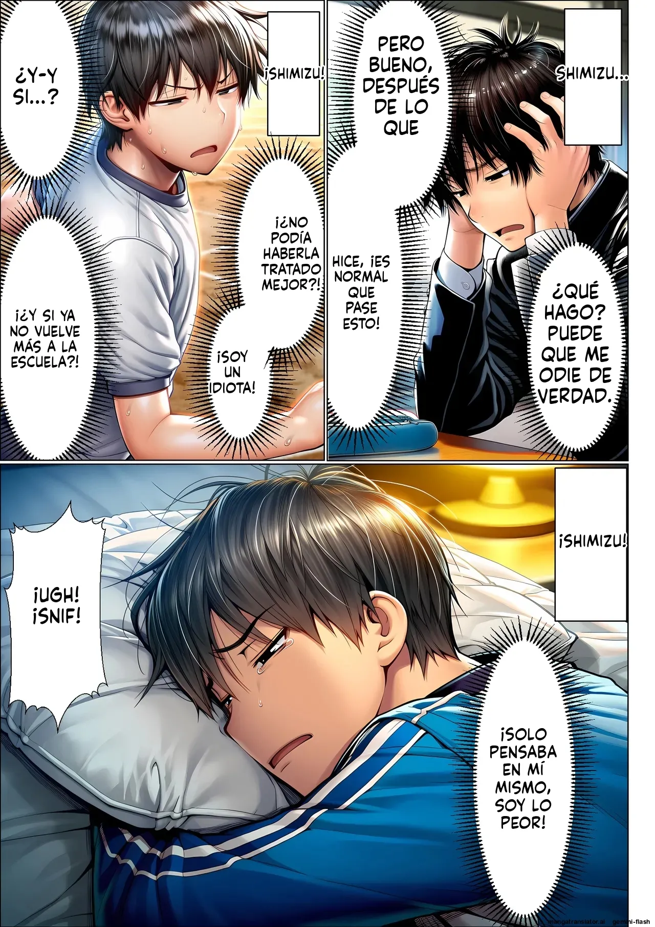 [Yoakubi Shotai] Batsu game de jimibusu ni Kokuhaku shitra haramasechatte kekkon surukotoni natta (Spanish) MTL изображение № 59