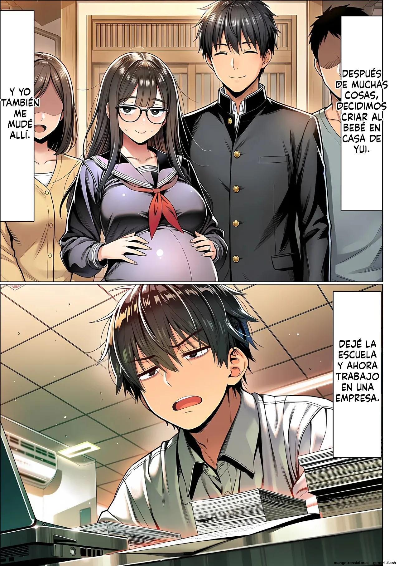 [Yoakubi Shotai] Batsu game de jimibusu ni Kokuhaku shitra haramasechatte kekkon surukotoni natta (Spanish) MTL изображение № 69