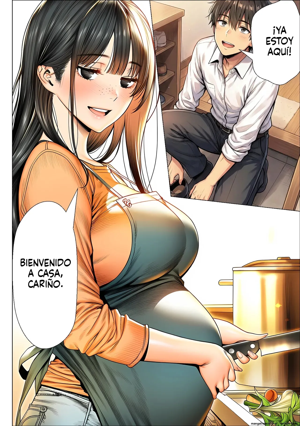 [Yoakubi Shotai] Batsu game de jimibusu ni Kokuhaku shitra haramasechatte kekkon surukotoni natta (Spanish) MTL изображение № 70