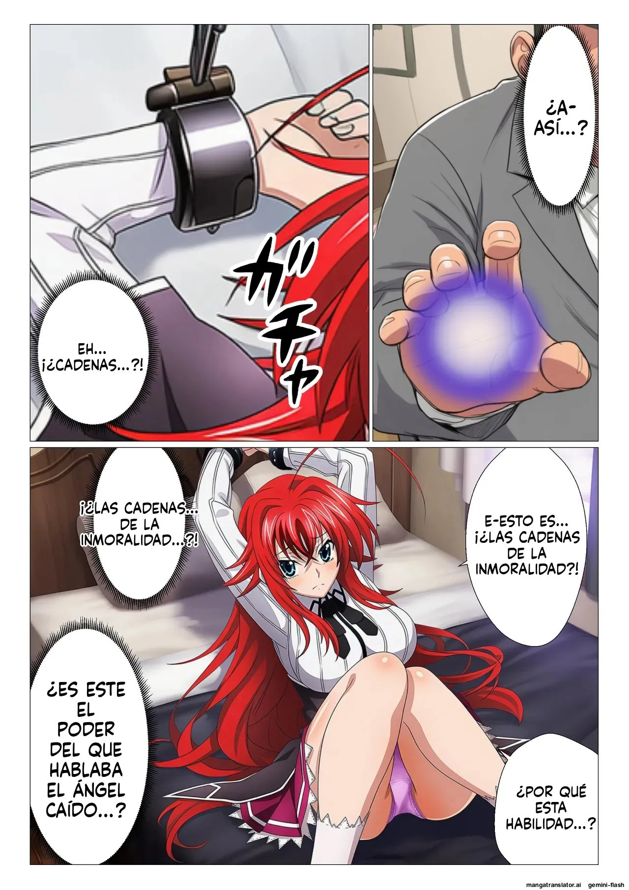 High School DxD Netorare High School HxS Violated Occult Research Club (Spanish) MTL Bildnummer 9