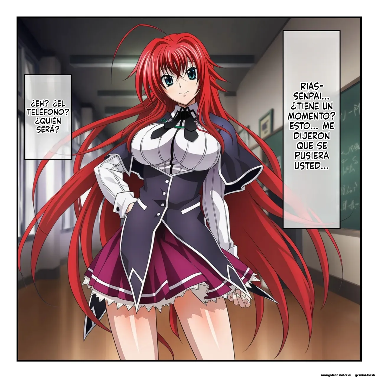 High School DxD Rias & Akeno are transformed into men's sexual slaves with a hypnosis app (Spanish) MTL 图片编号 3