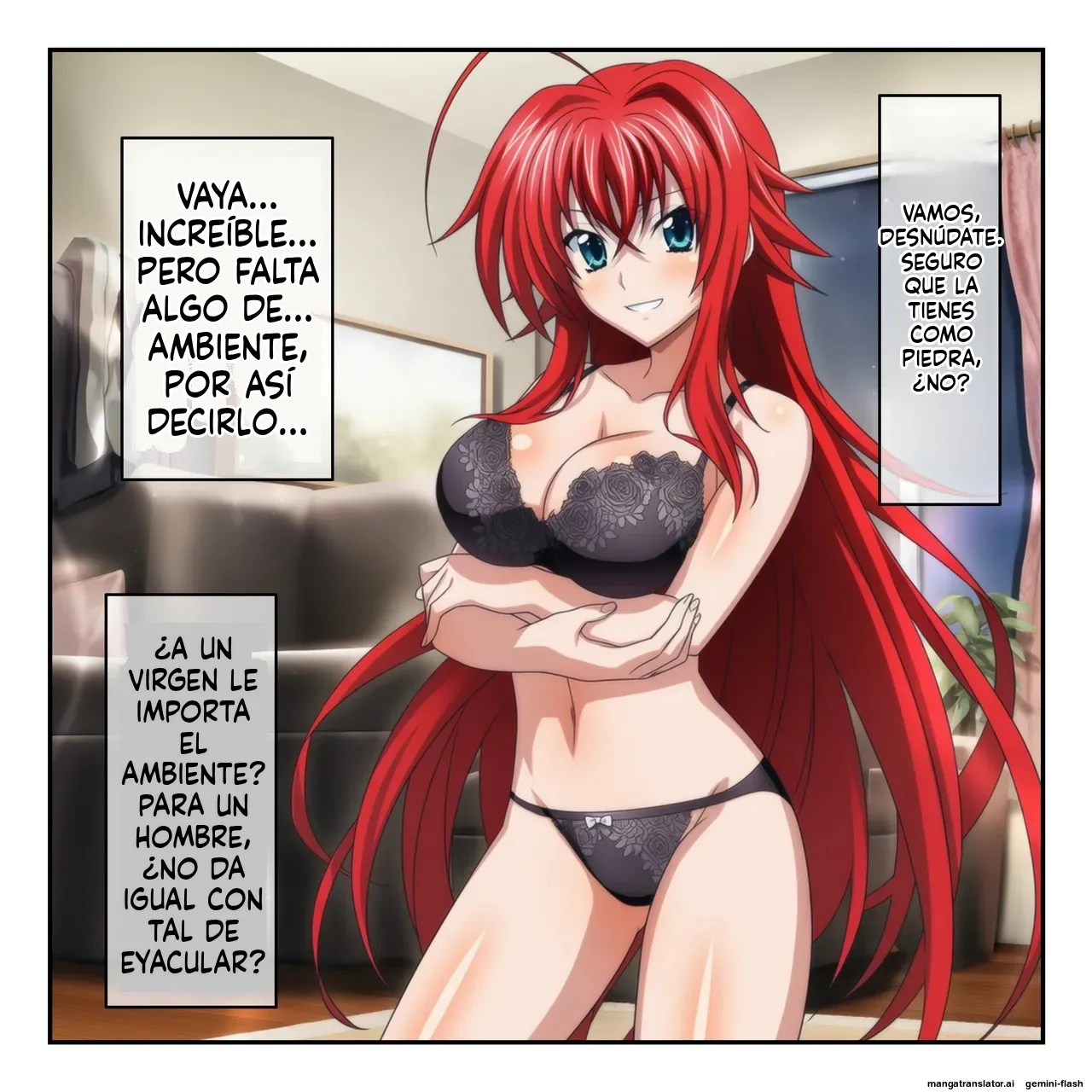 High School DxD Rias & Akeno are transformed into men's sexual slaves with a hypnosis app (Spanish) MTL 图片编号 18