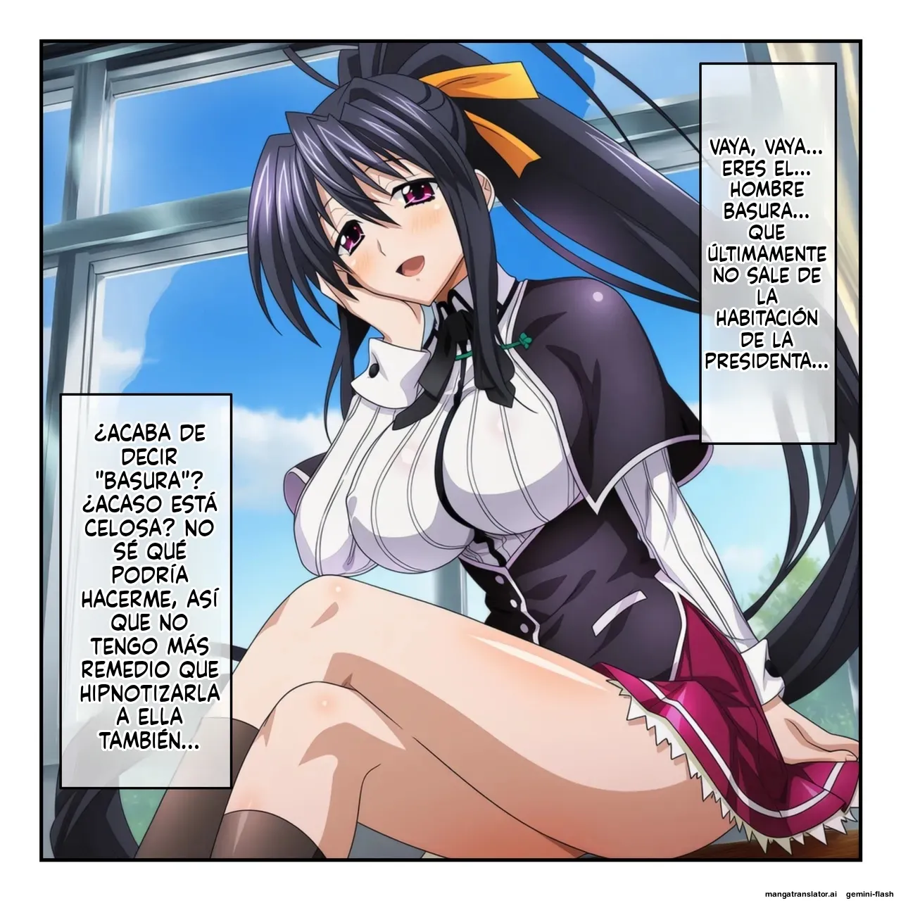 High School DxD Rias & Akeno are transformed into men's sexual slaves with a hypnosis app (Spanish) MTL 图片编号 48