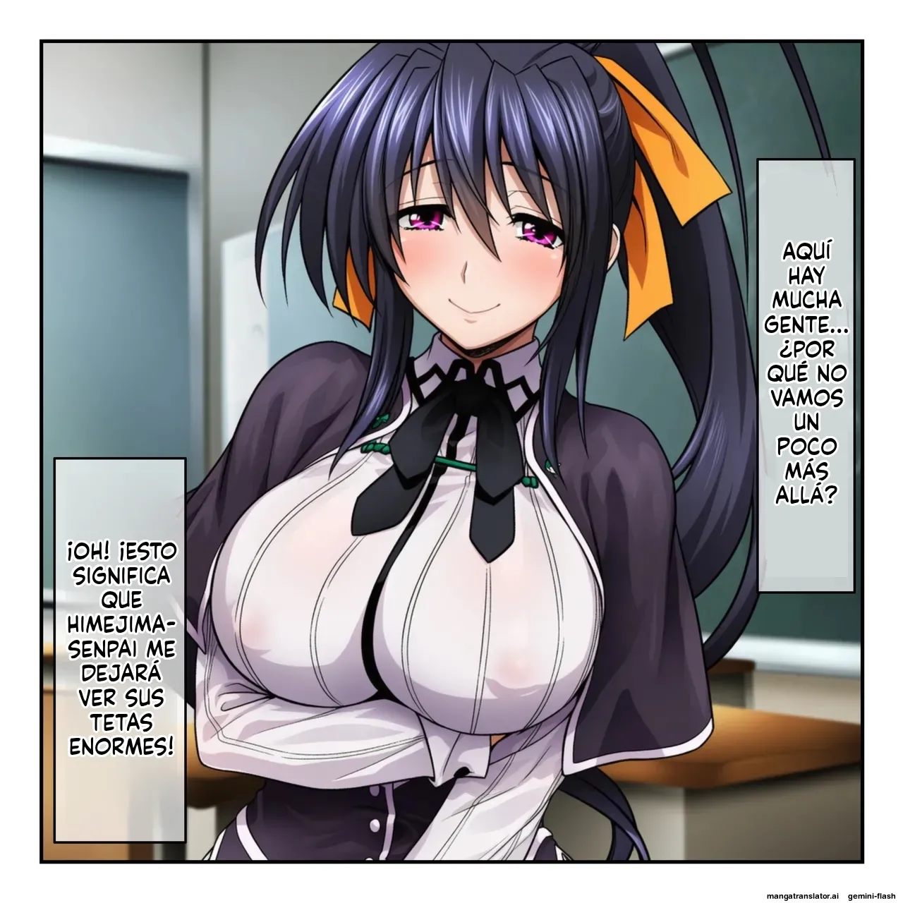 High School DxD Rias & Akeno are transformed into men's sexual slaves with a hypnosis app (Spanish) MTL 图片编号 50